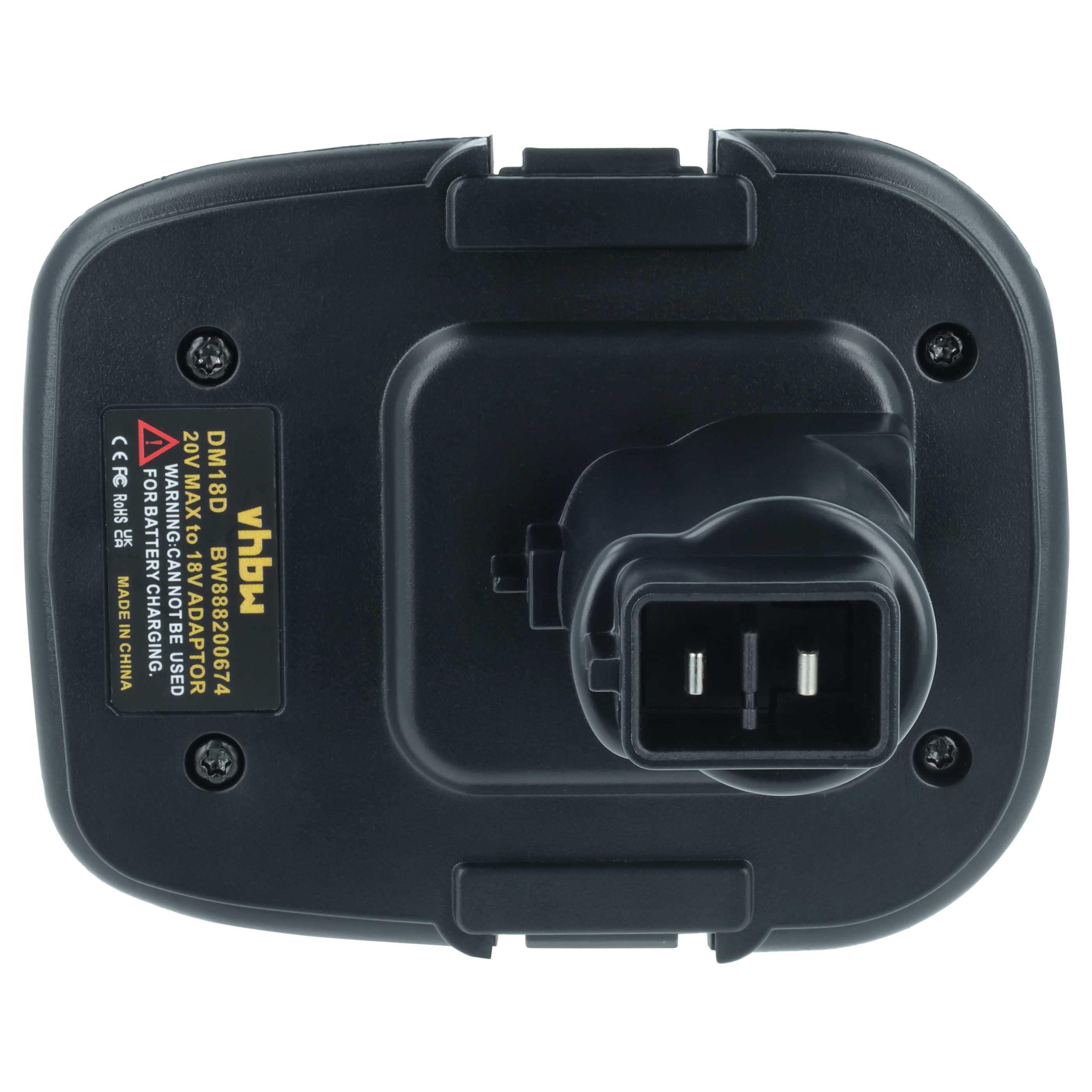 Adattatore batteria per utensile (20 V Li-Ion a 18 V) Dewalt batteria DC9096, DC9098, DC9099, DW9096