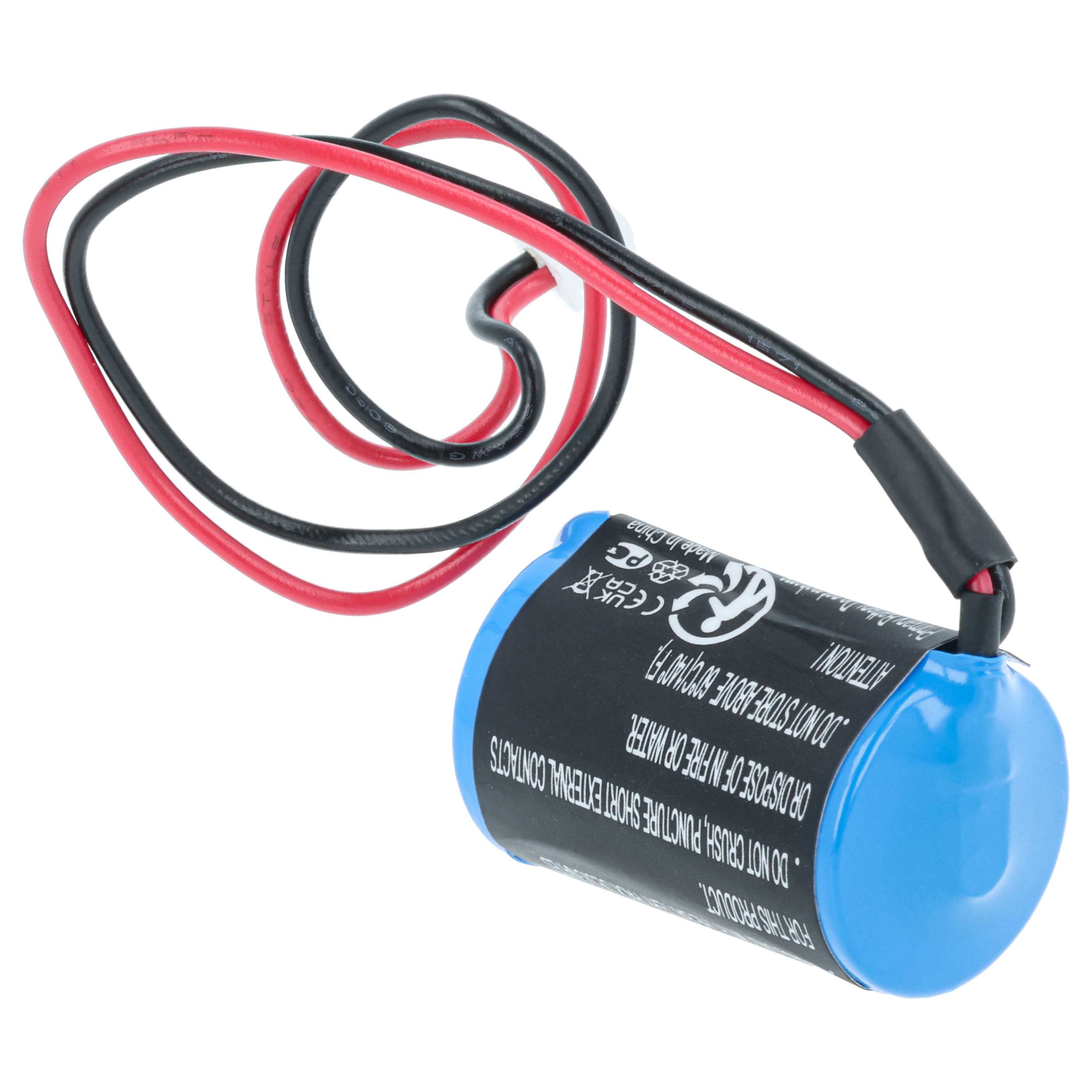 Temperature Data Logger Battery replaces Testo 0515 0175 - 1200 mAh 3.6 V Li-SOCl2