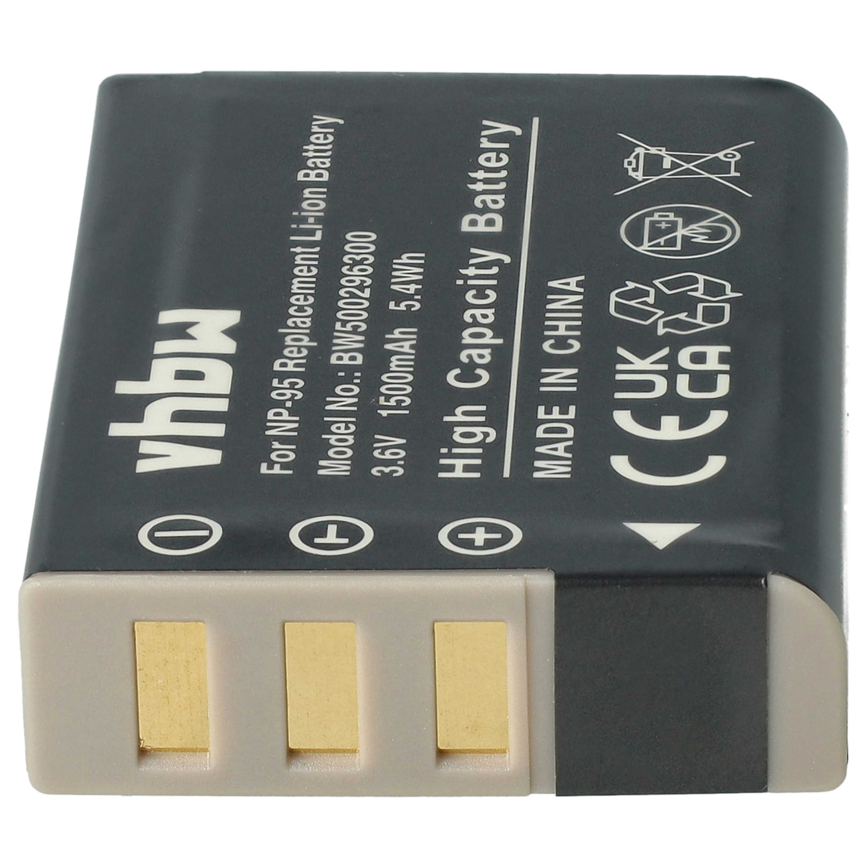 Akumulator do aparatu cyfrowego zamiennik Fuji / Fujifilm NP-95 - 1500 mAh 3,6 V Li-Ion