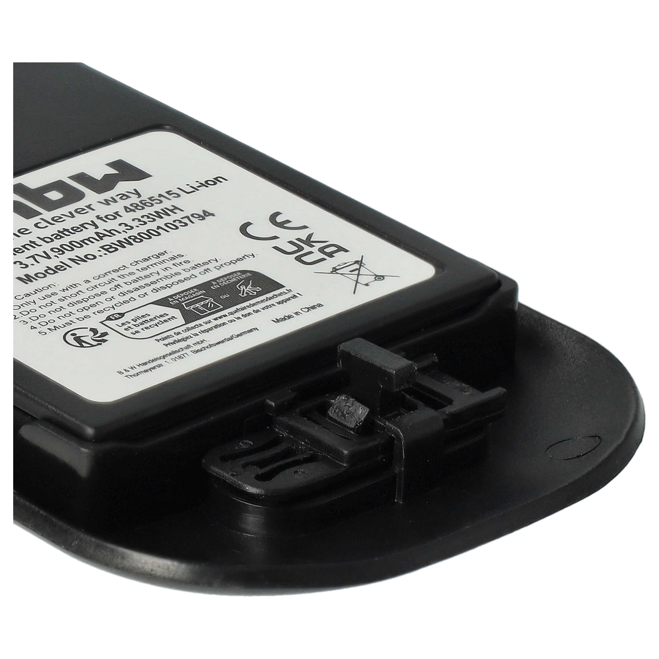 5x Batteries remplace Alcatel 3BN78404AA pour téléphone Ericsson - 900mAh 3,7V Li-ion