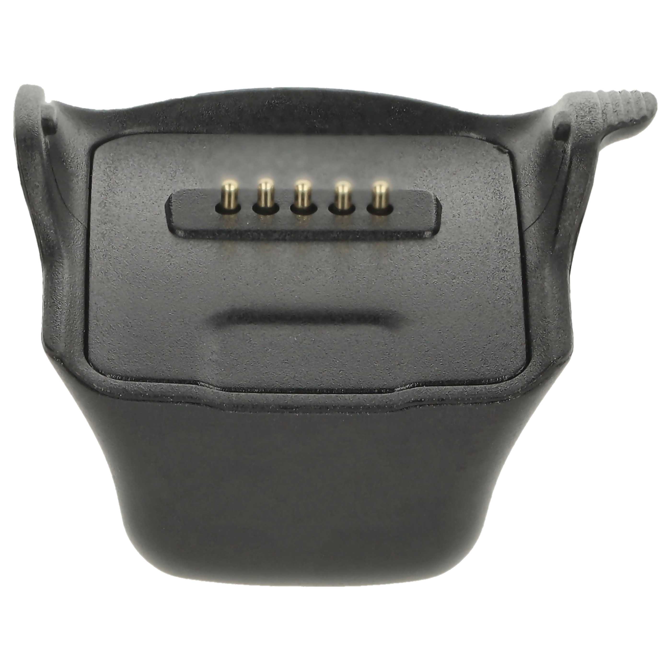 USB Charging Station suitable for Samsung Gear Fit SM-R350 Smartwatch, black
