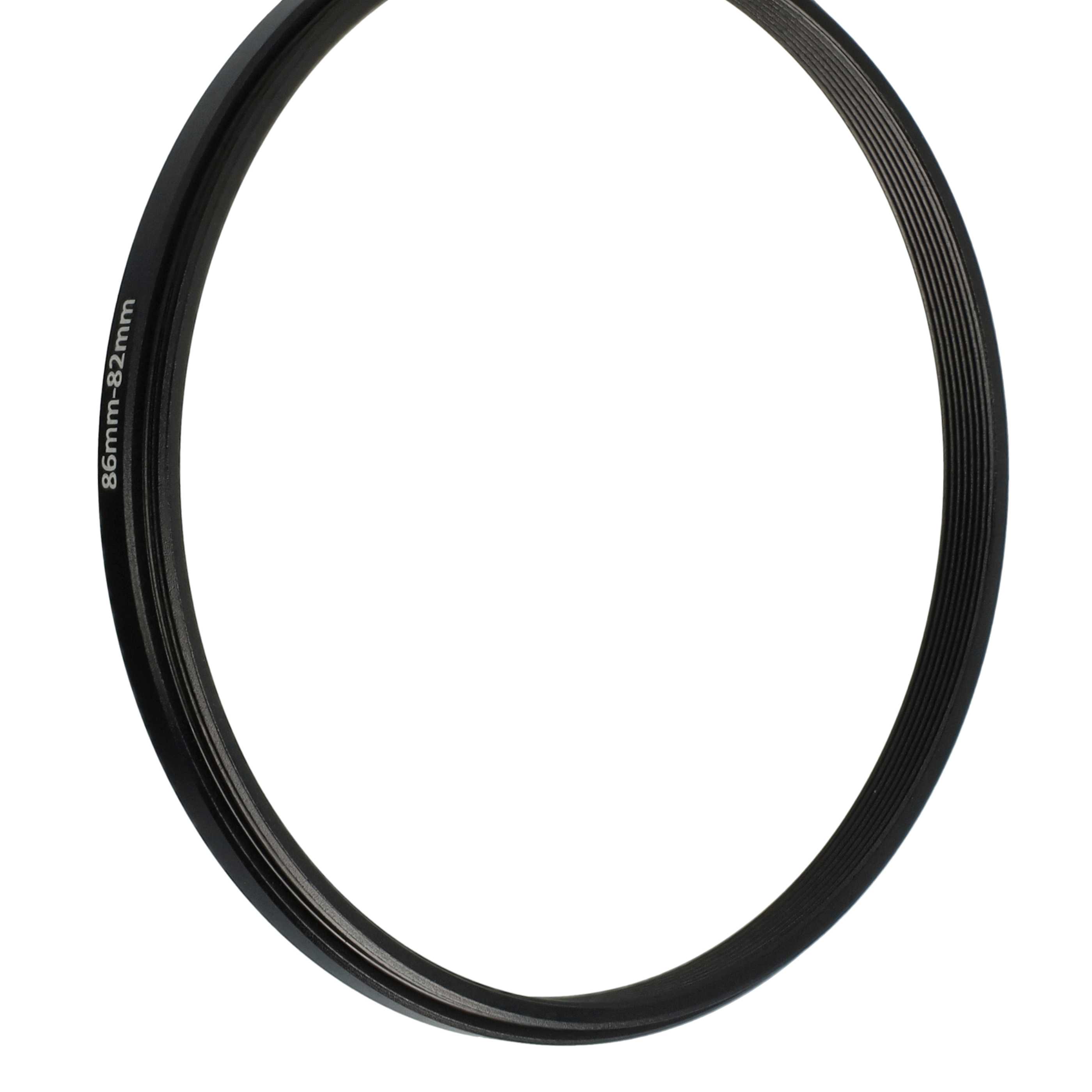 Step-Down Ring Adapter from 86 mm to 82 mm for various Camera Lenses