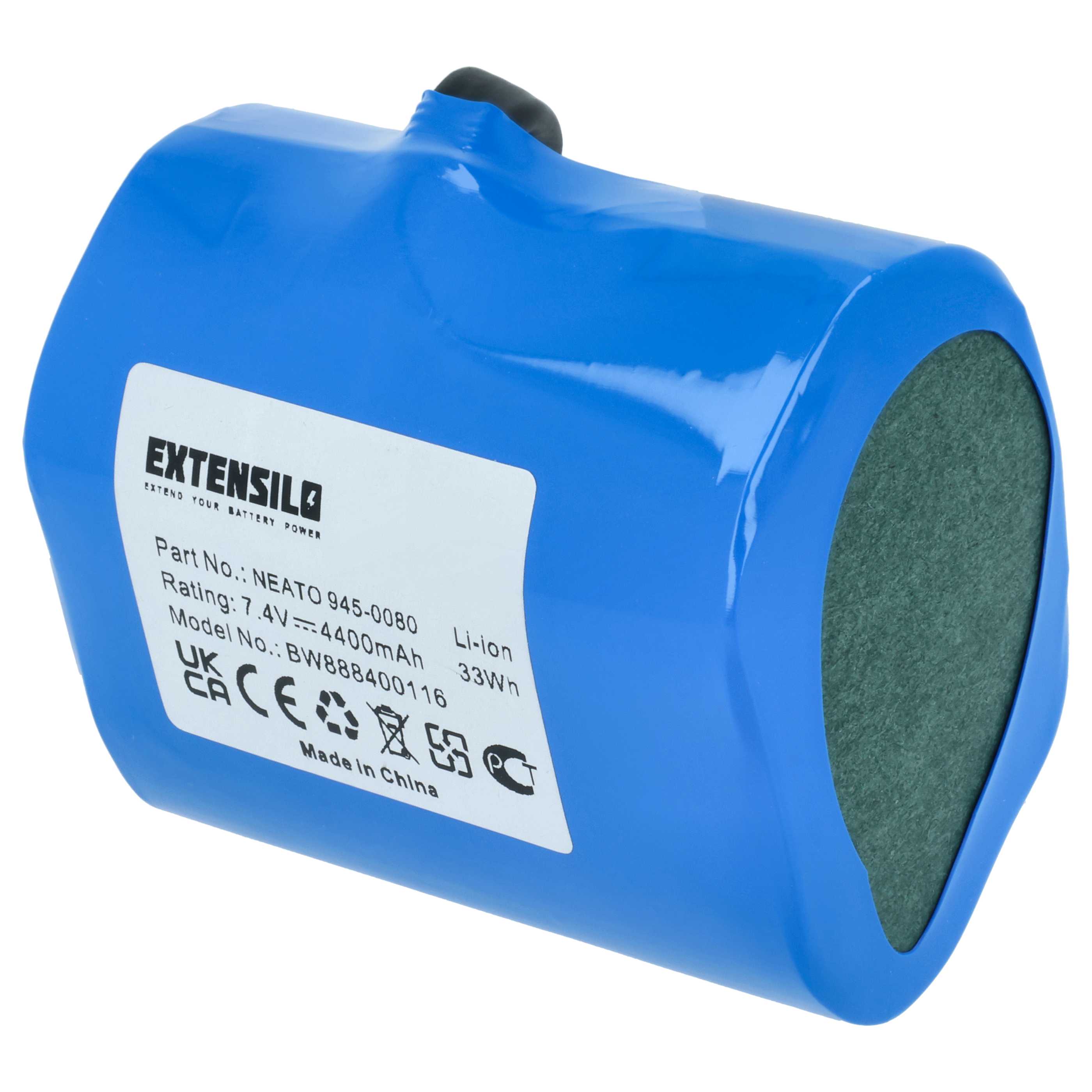 2x batería recargable reemplaza Neato 945-0006, 205-0001, 945-0005 para aspiradora - 4400 mAh 7,4 V Li-Ion