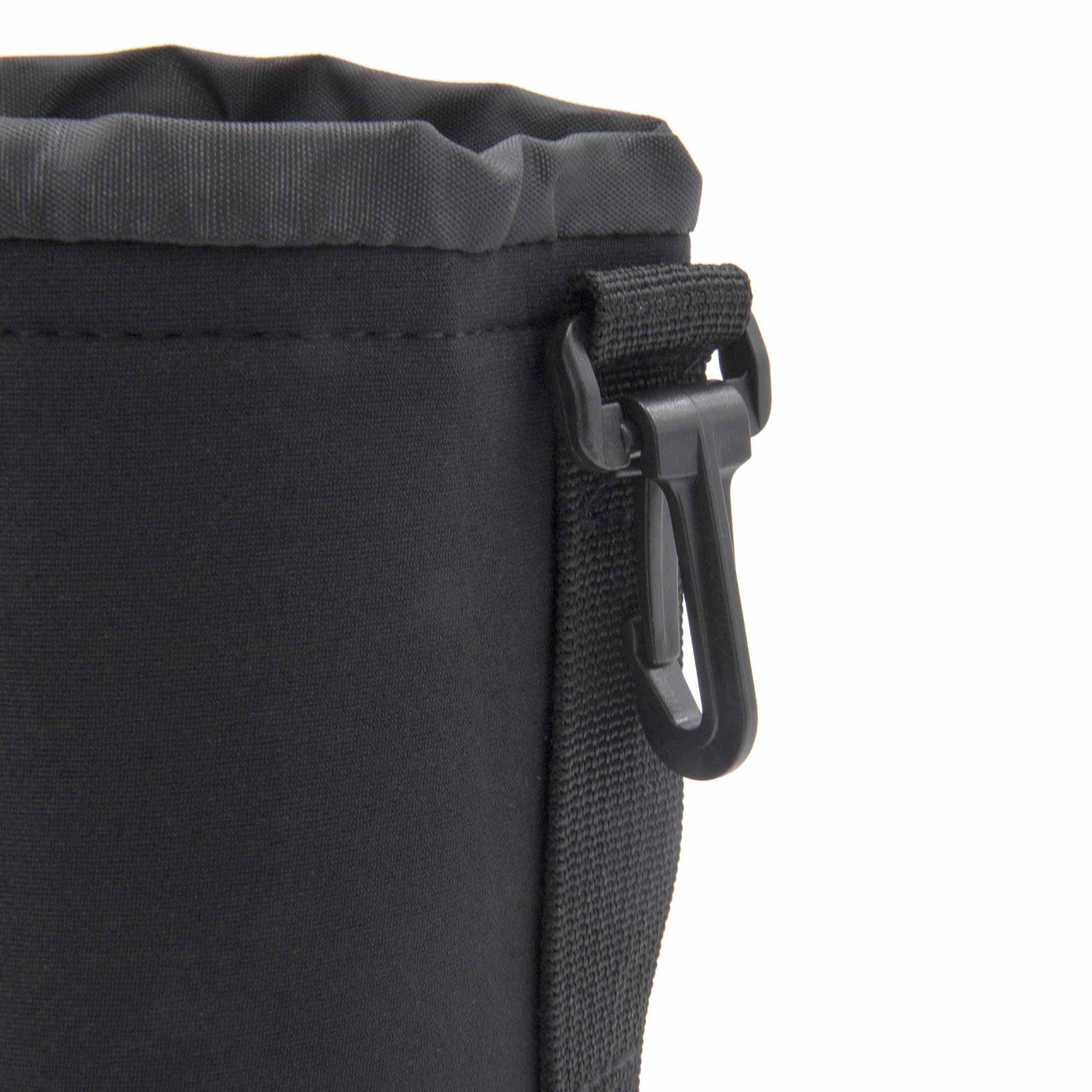 Bag, Case for Lenses - with Drawstring 16cm x 10cm black L