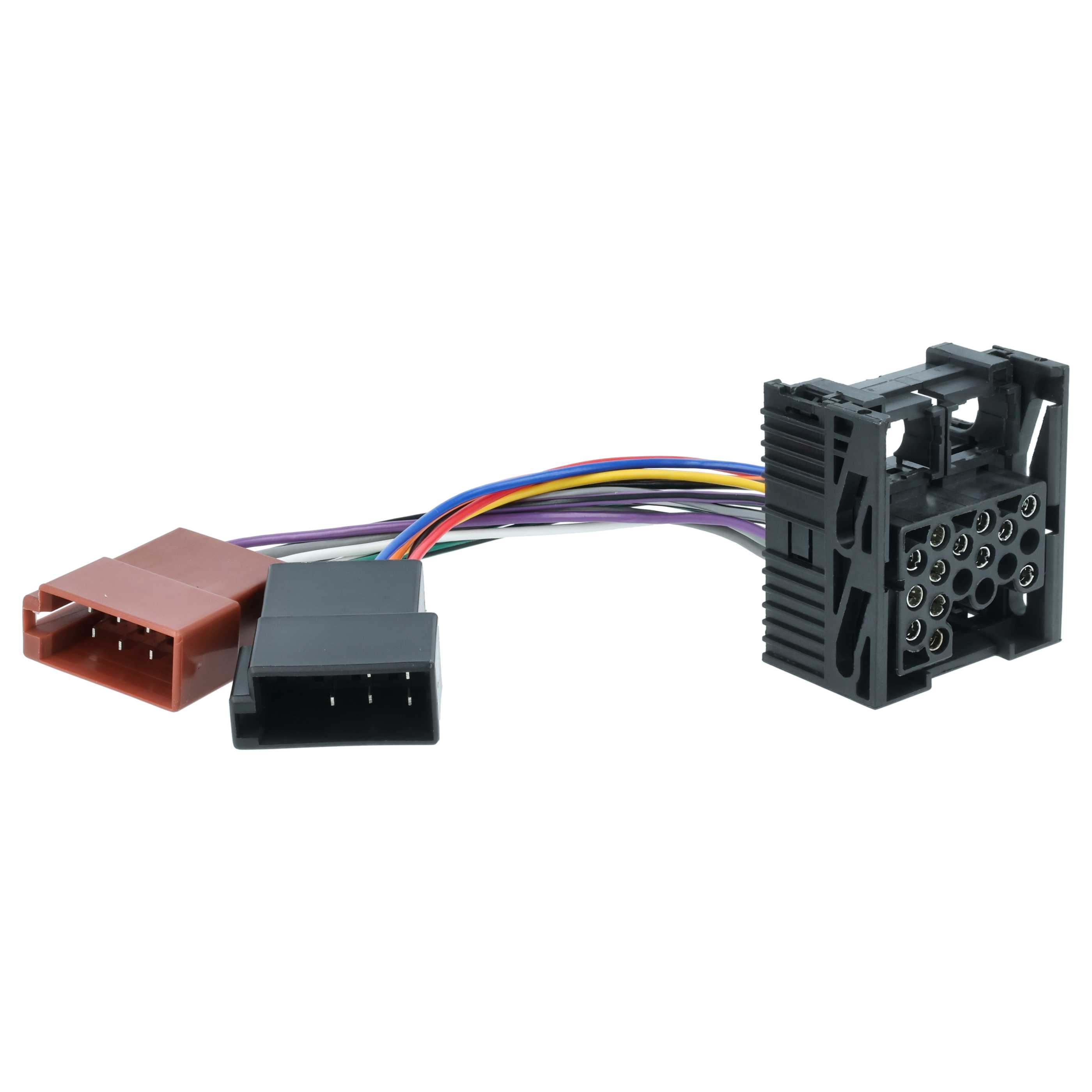 Universal ISO Adapter passend für Land Rover, BMW, Rover 3er Serie diverse Autoradios u.a. - ISO 10487 Stecker