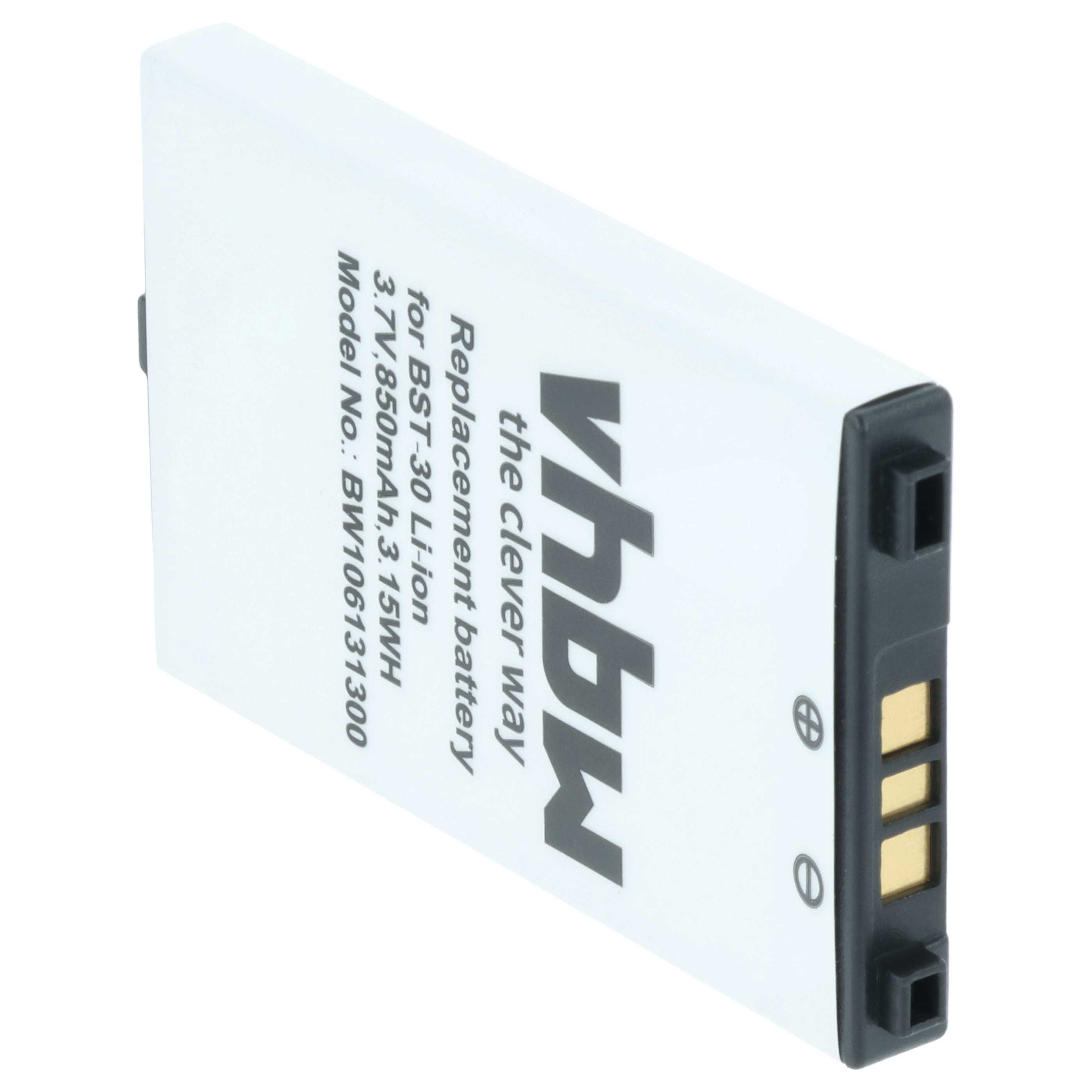 Akumulator do telefonu smartfona zamiennik Sony Ericsson DPY901300, BST-30 - 850 mAh 3,7 V Li-Ion