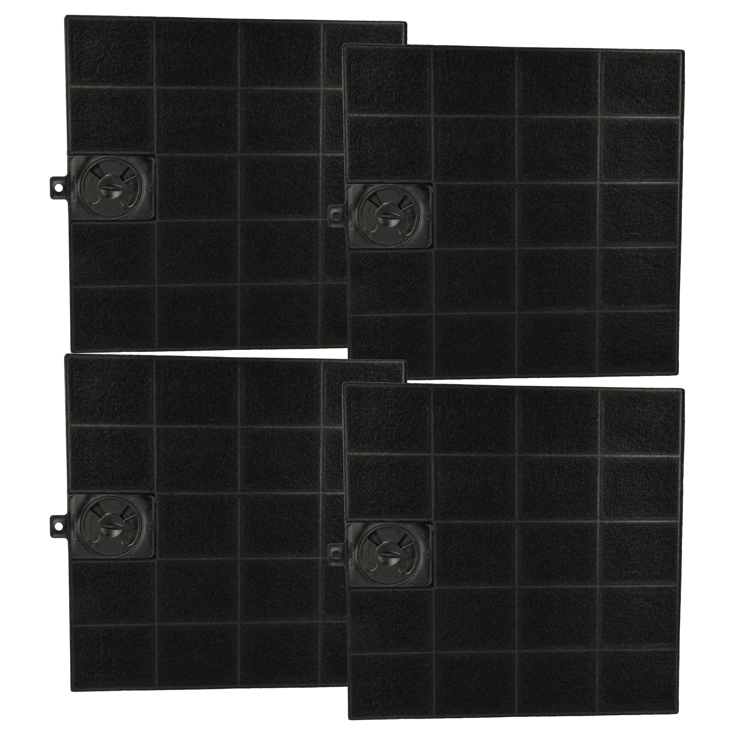 4x Activated Carbon Filter as Replacement for Gorenje 315275 for Gorenje Hob