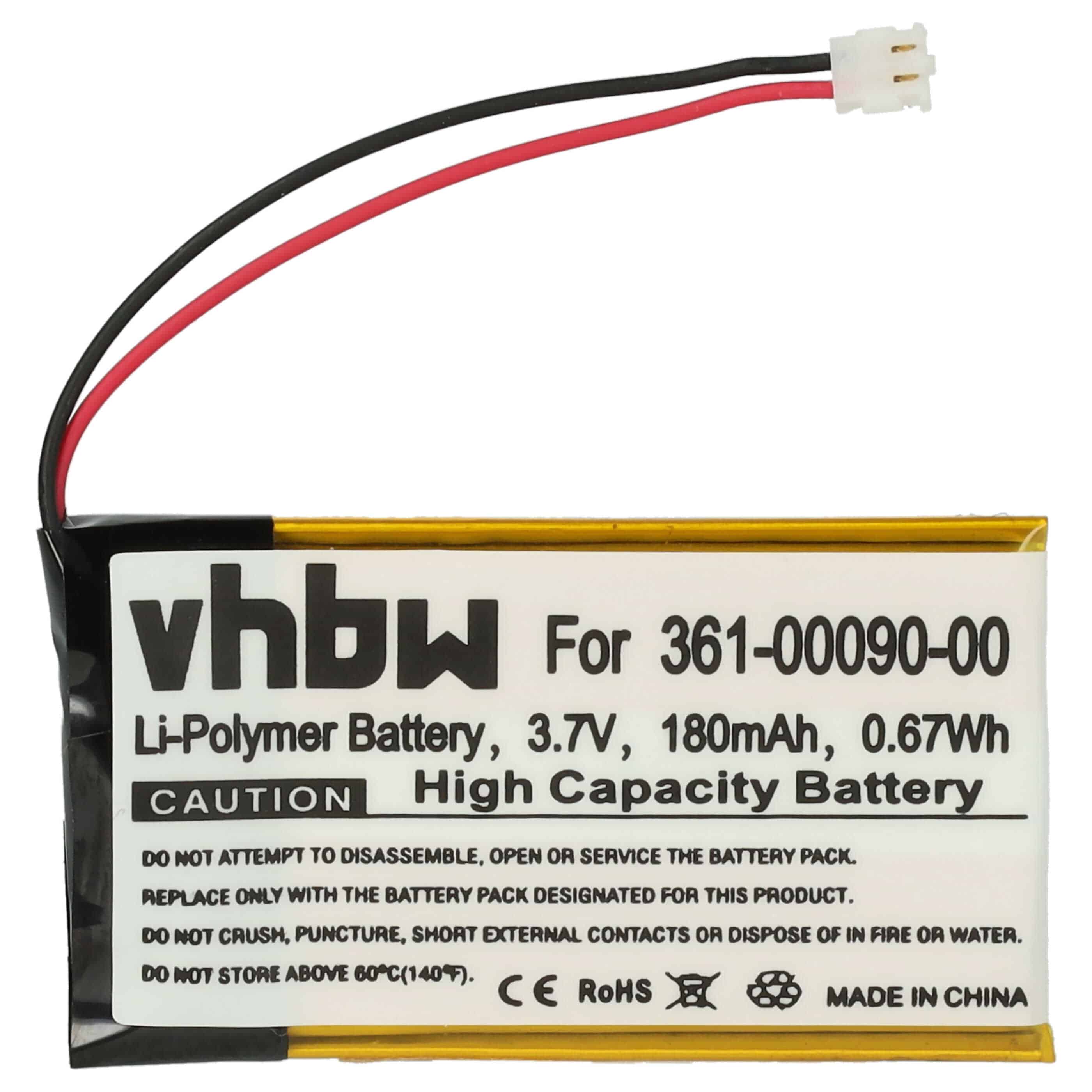 Smartwatch Battery replaces Garmin 361-00090-00 - 180 mAh 3.7 V Li-polymer + Tools