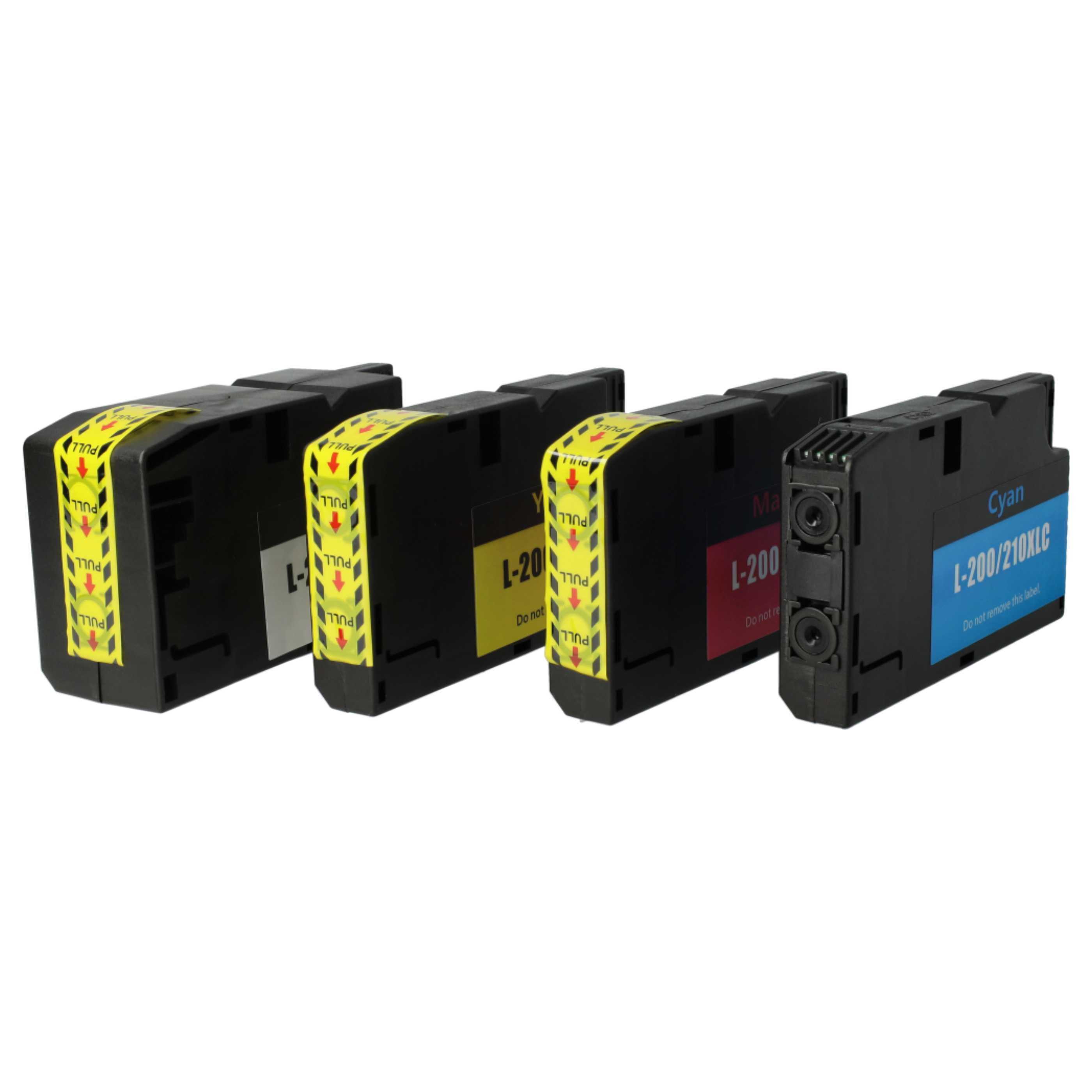 4x Ink Cartridges replaces Lexmark 200XL for Pro 4000 Printer - B/C/M/Y