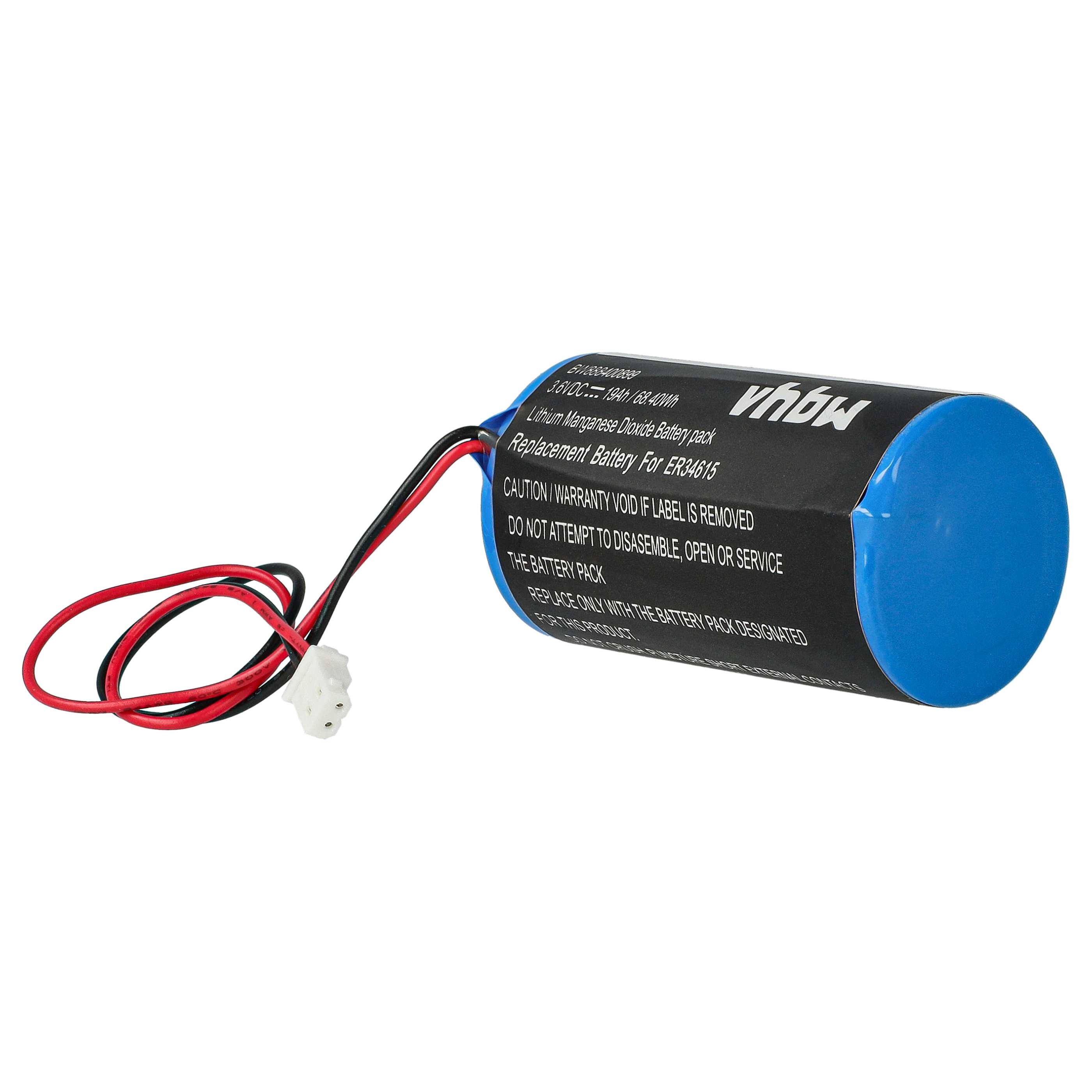 2x Bateria do alarmu zamiennik Eve ER34615-GL101 - 19000 mAh 3,6 V Li-Ion