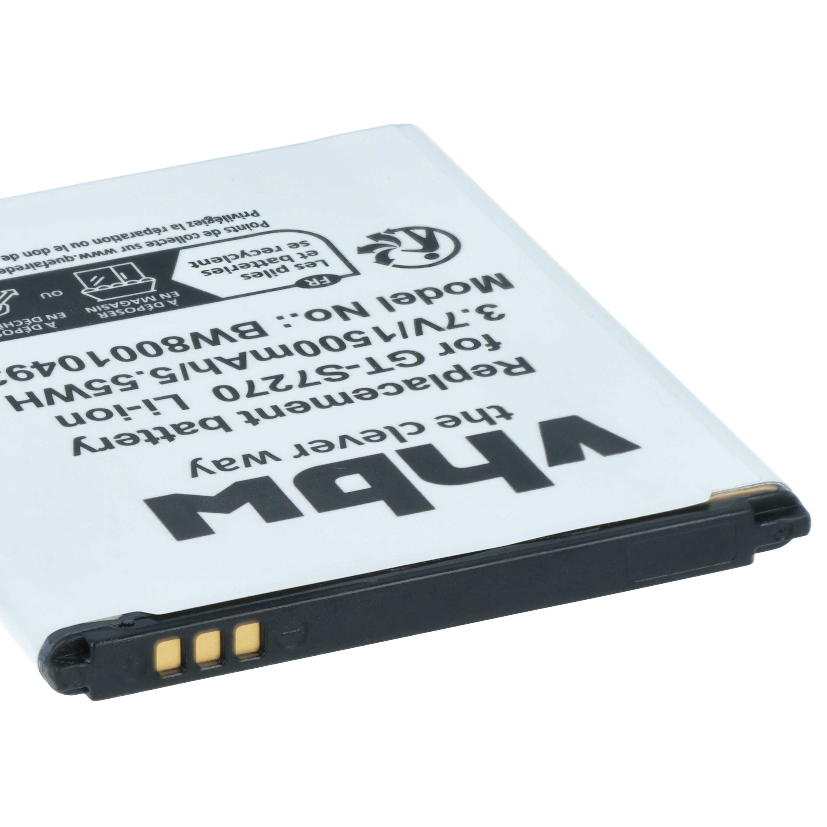 Akumulator do telefonu smartfona zamiennik Samsung B100, EB-B100AE, B100AE - 1500 mAh 3,7 V Li-Ion