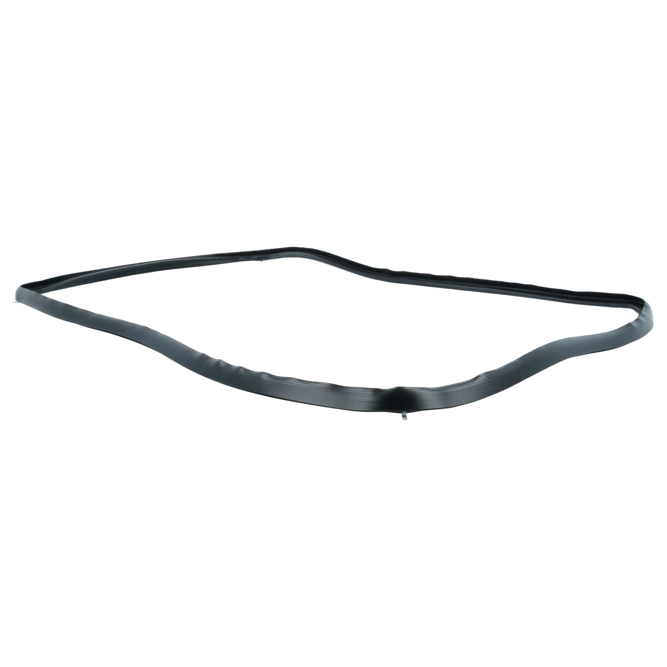 Backofen-Türdichtung mit Winkelhaken als Ersatz für AEG 387194510 für Zanussi u.a. 44 x 33 cm, Schwarz