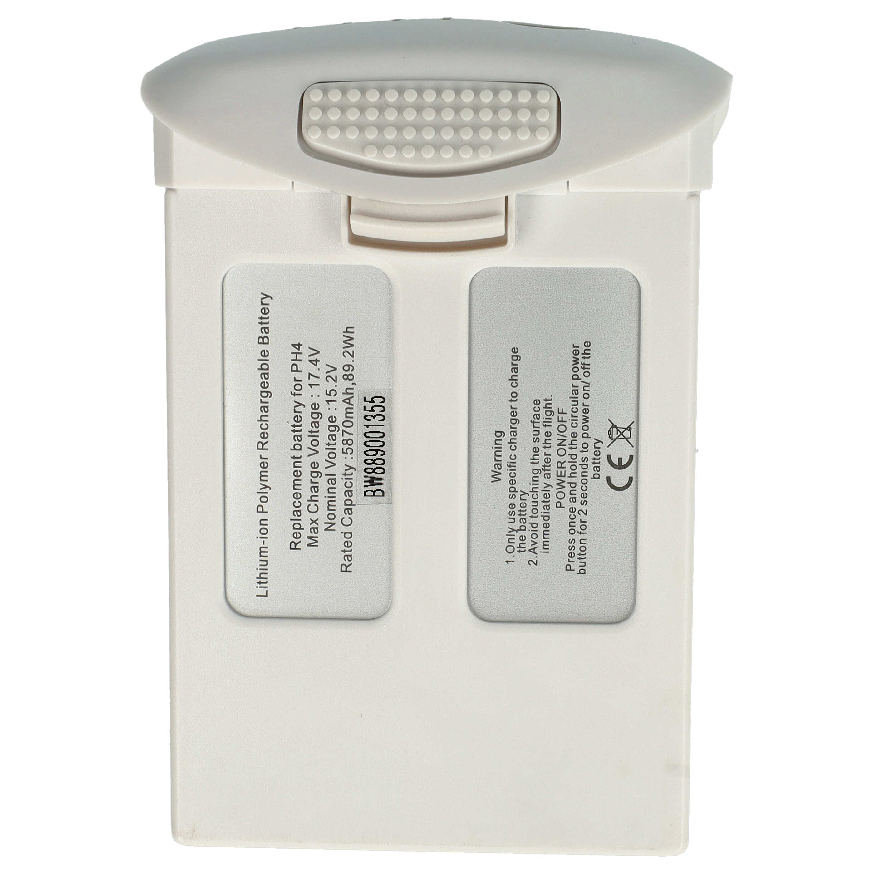 Drone Battery Replacement for DJI CP.PT.00000033.01, CP.PT.000601 - 5870 mAh 15.2 V Li-polymer