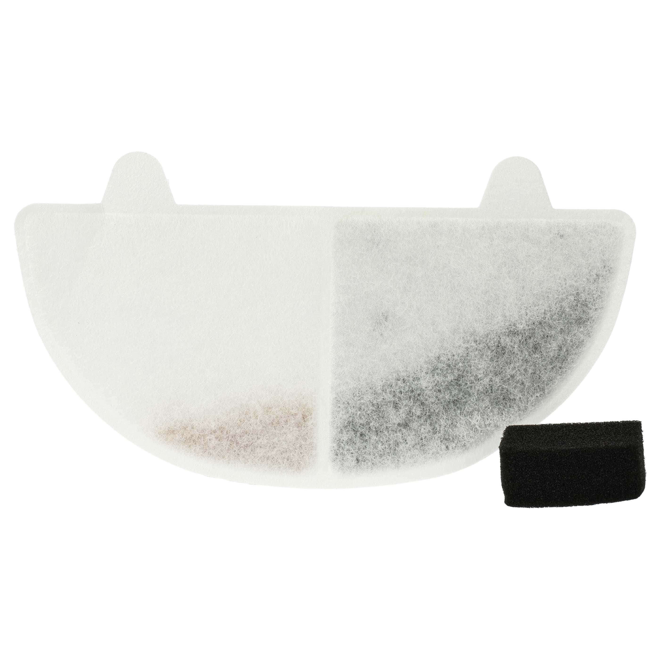 10x Filtro para bebederos HomeRunPet CF2, WF20 - Filtro de agua + filtro de bomba