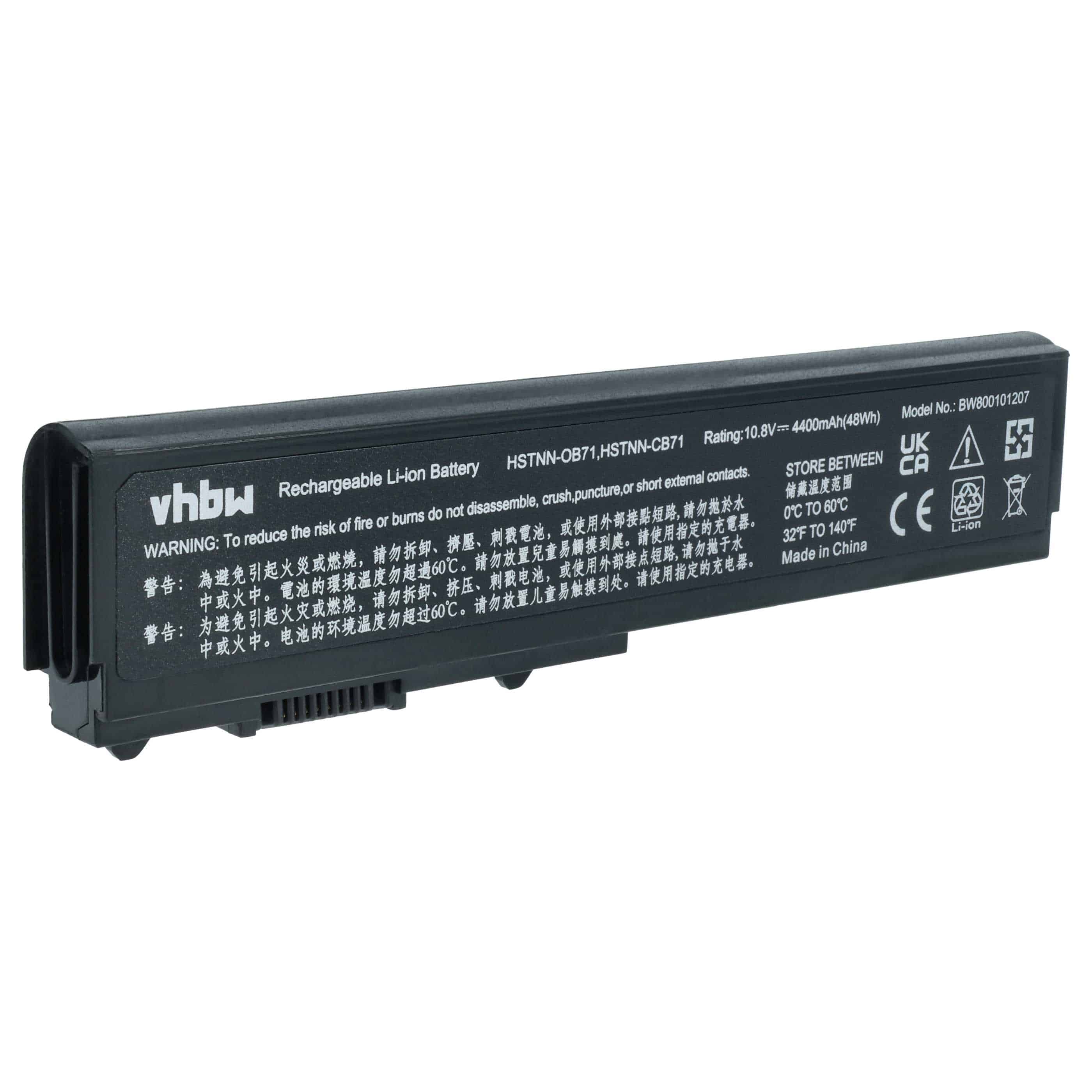 Akumulator do laptopa zamiennik HP 468816-001, 463305-751, 463305-341 - 4400 mAh 10,8 V Li-Ion, czarny
