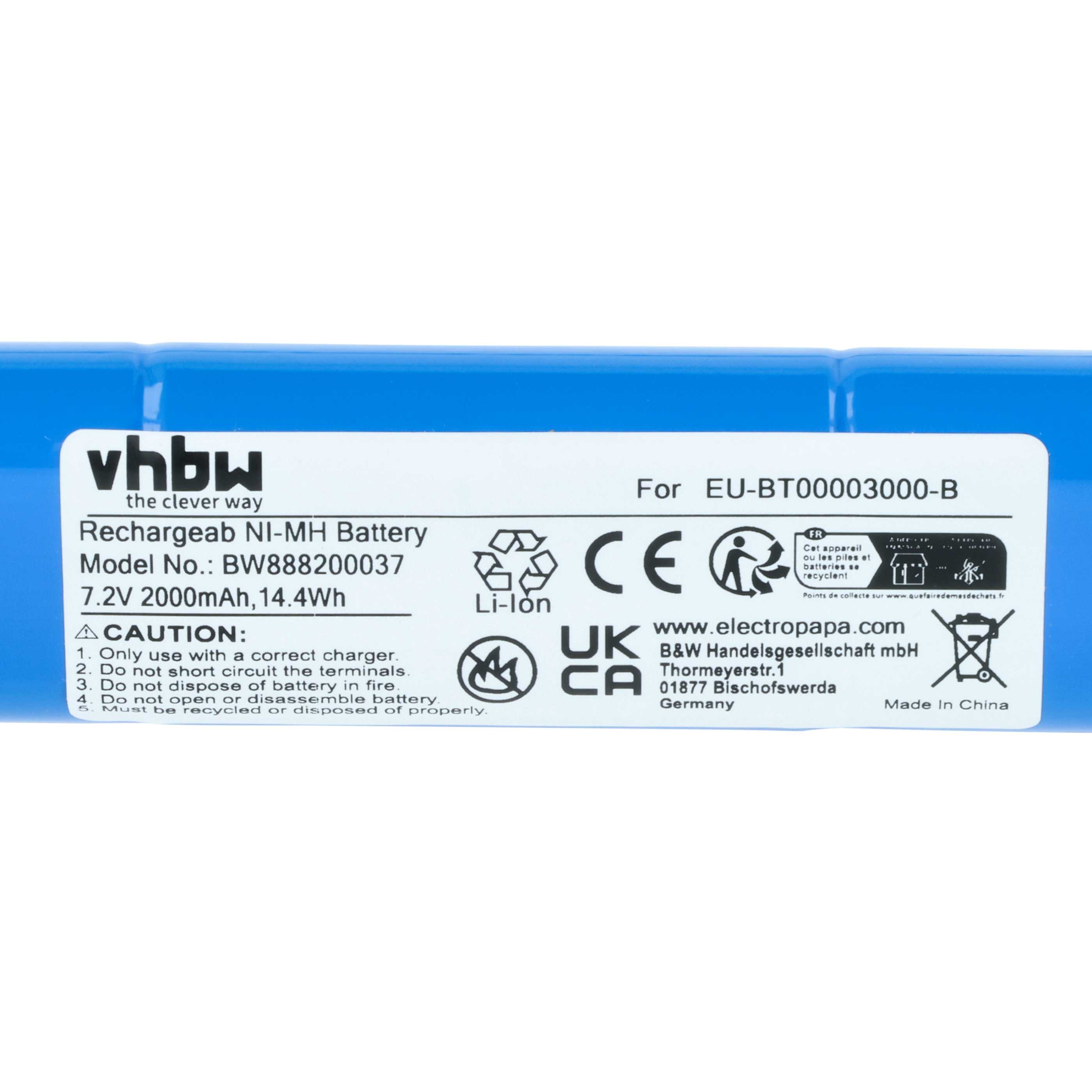 Akumulator do głośnika zamiennik TDK EU-BT00003000-B - NiMH 2000mAh