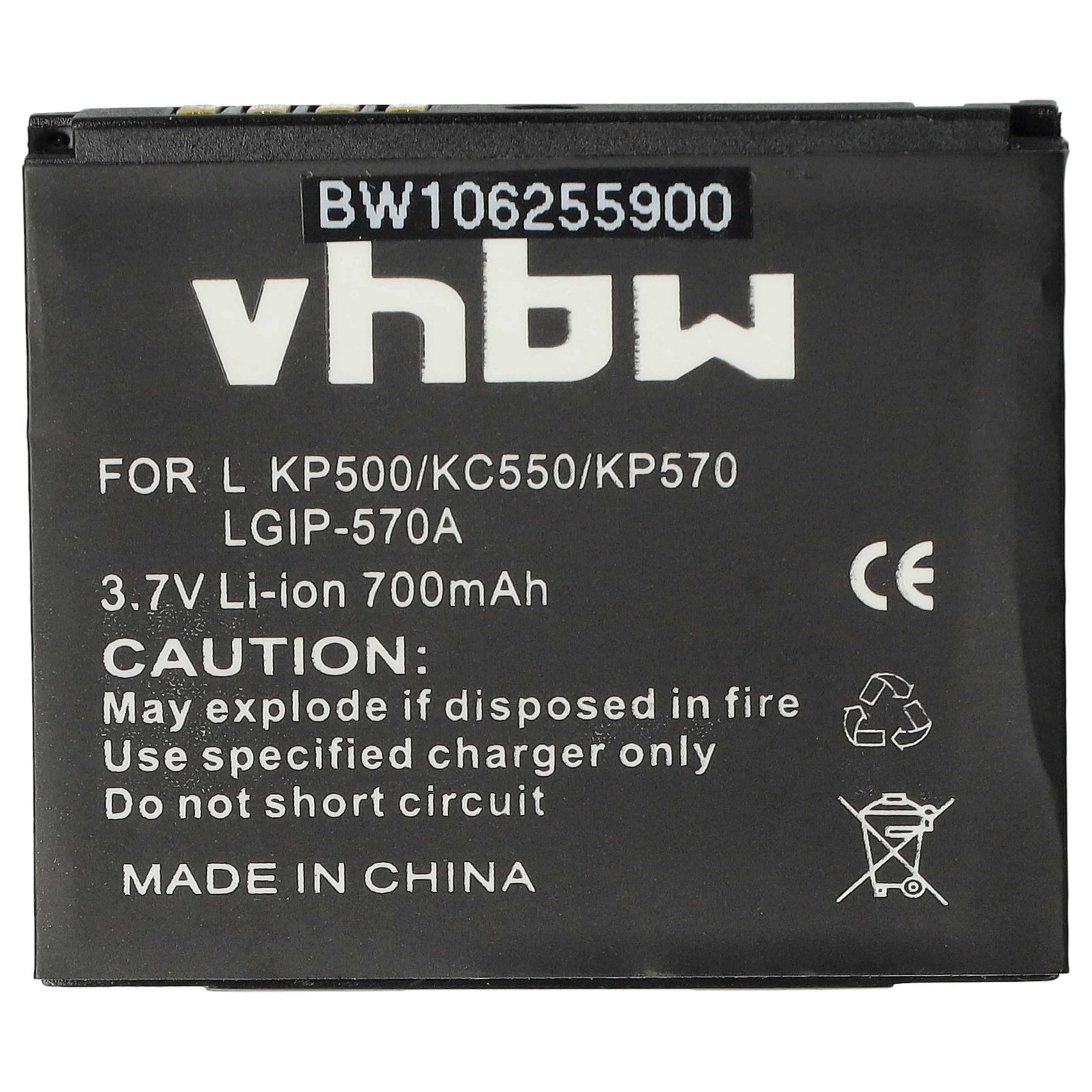 Mobile Phone Battery Replacement for LG IP-570A - 700 mAh 3.7 V Li-Ion