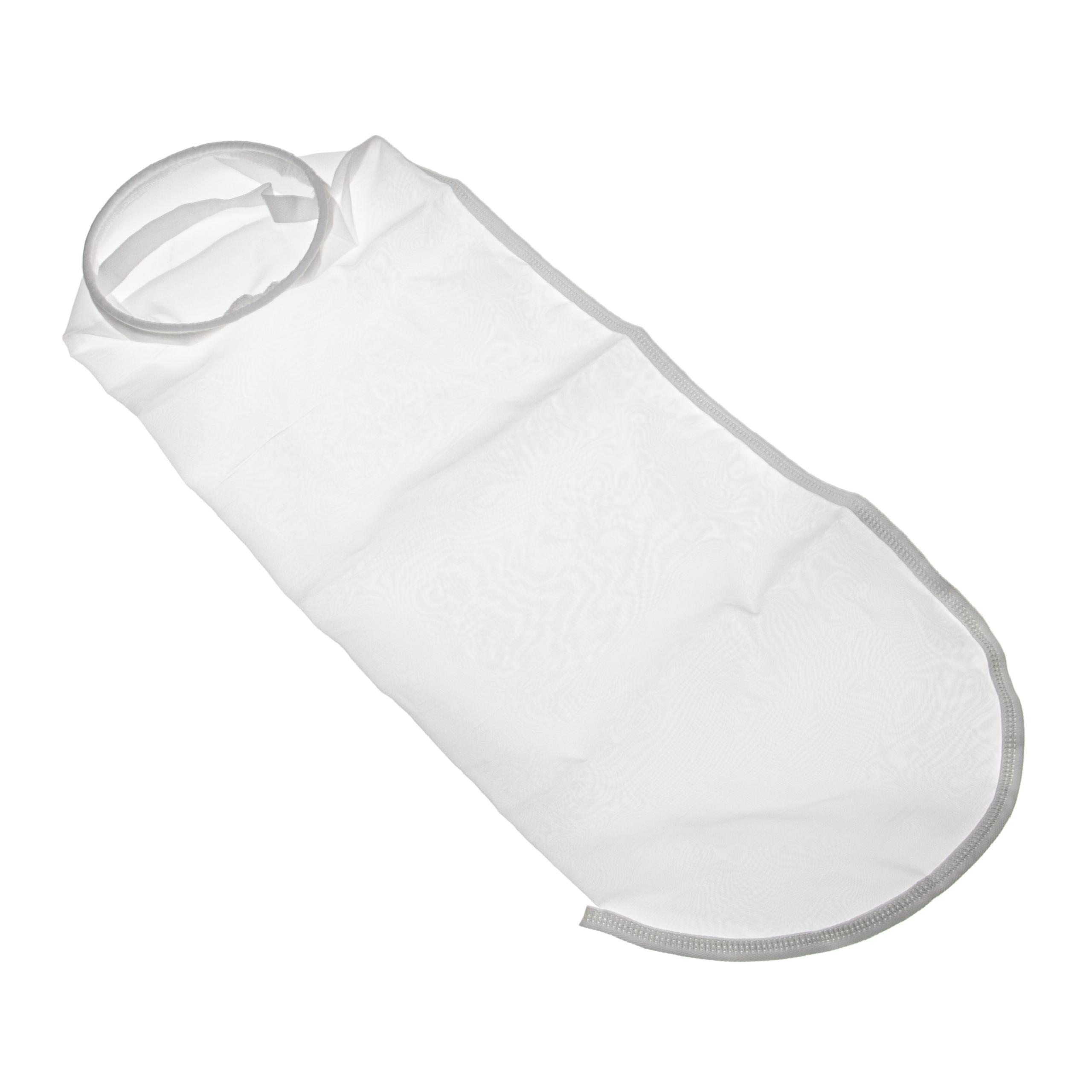vhbw calza filtrante universale compatibile con acquari, piscine, skimmer - Sacchetto filtrante, nylon, 18 x 8