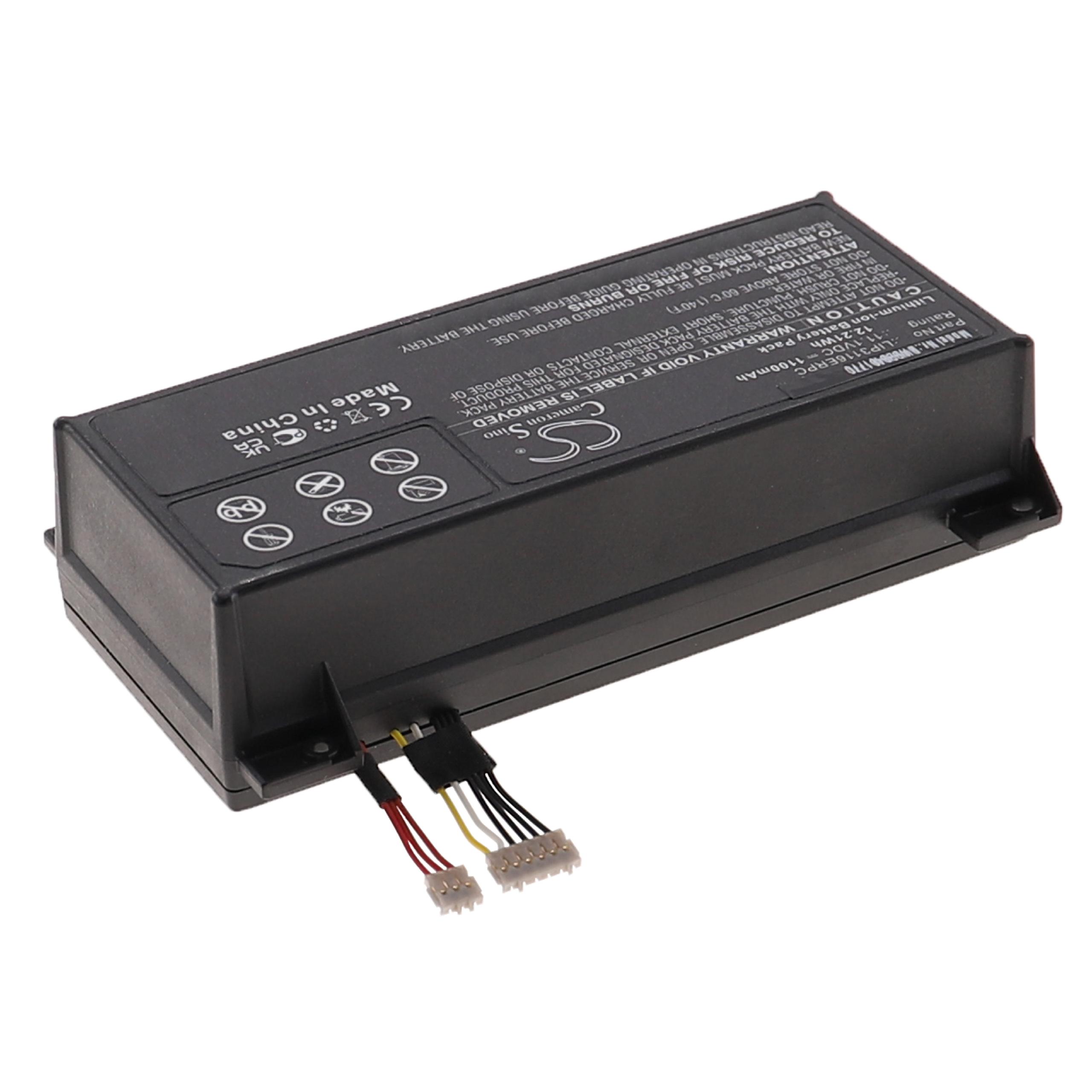 Video Projector Battery Replacement for Sony LIP3116ERPC - 1100mAh 11.1V Li-Ion