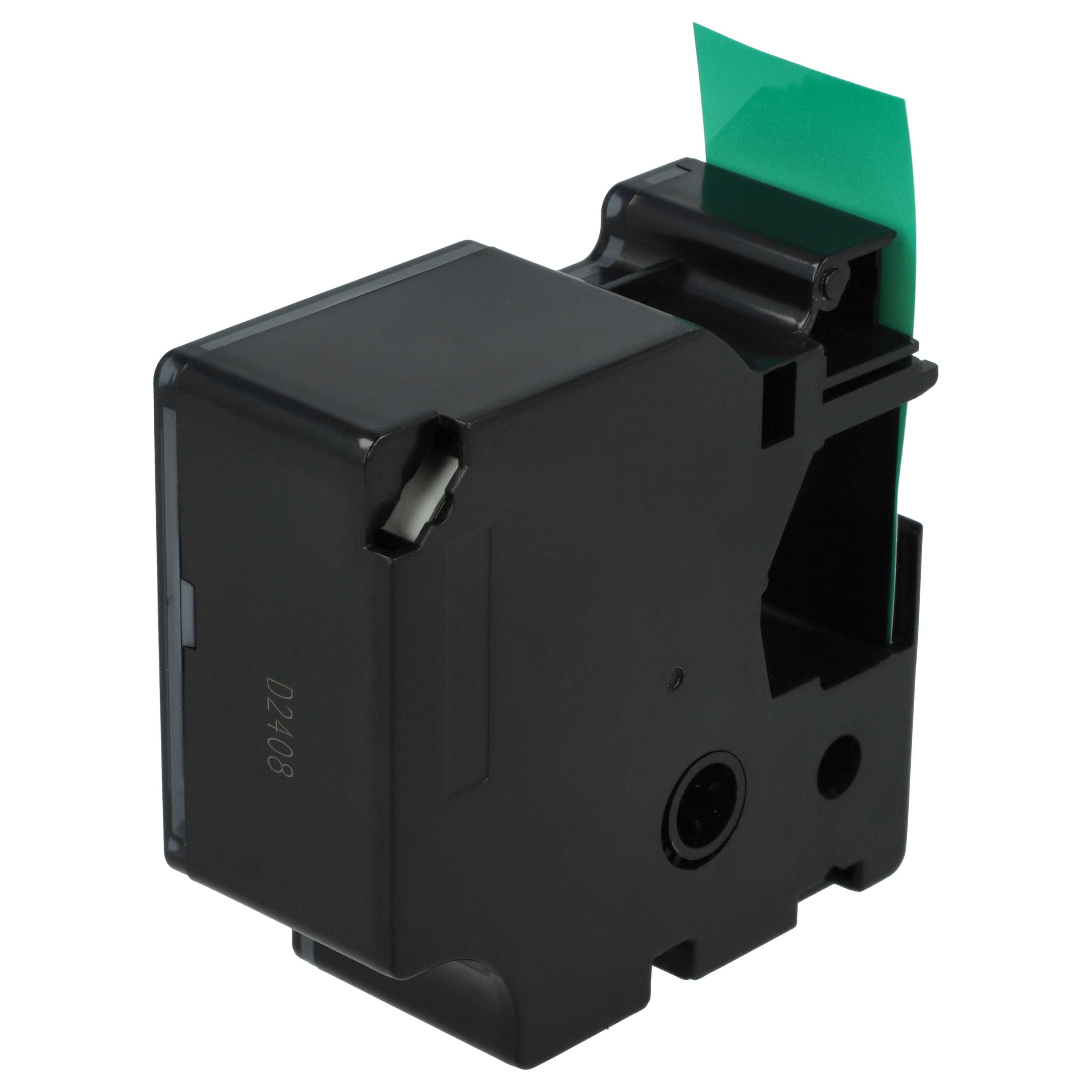 Label Tape replaces Dymo D1, 53719 - 24 mm Black to Green