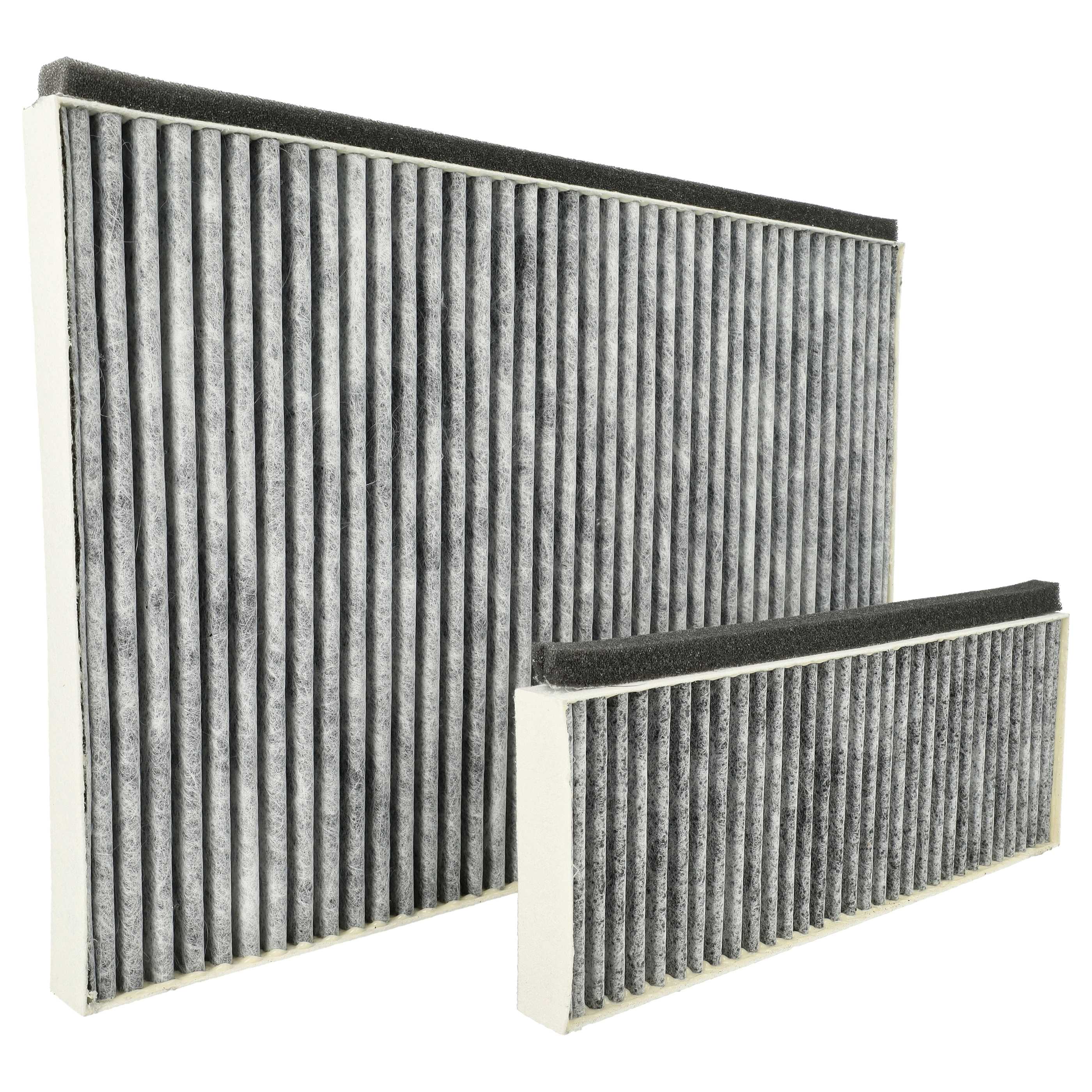 2x filtres pour hotte aspirante remplacement pour Alapure HFK8700 - filtre à charbon actif