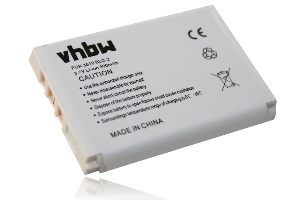 Batterie remplace CipherLab BA-80S1A2, KB1B371200005 pour téléphone portable - 900mAh, 3,7V, Li-ion