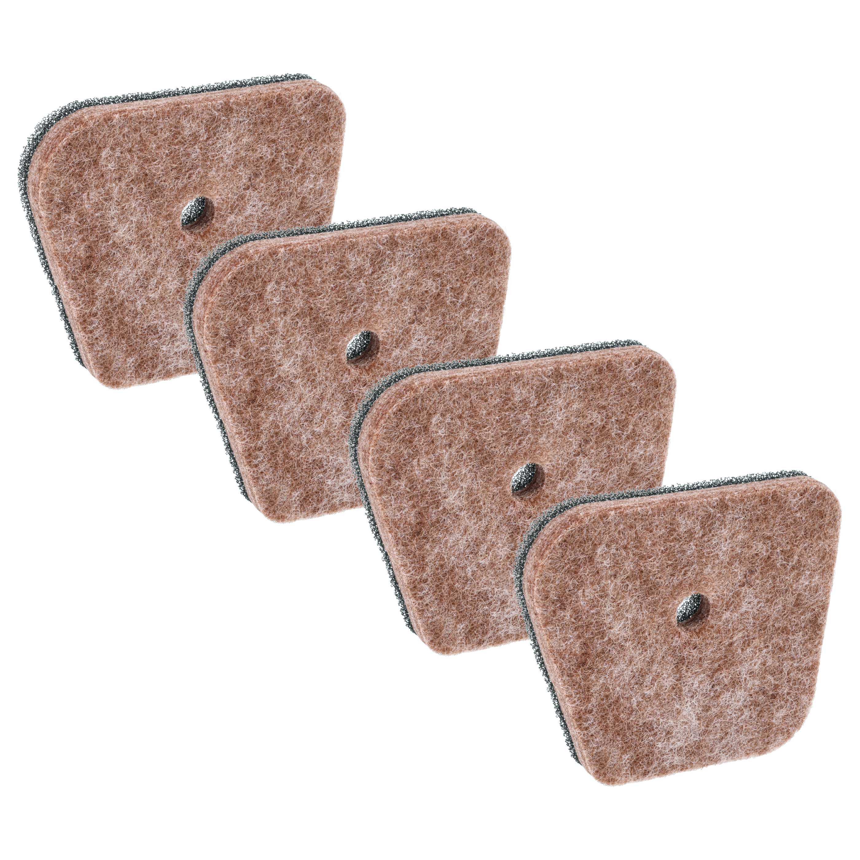 4x Filter replaces Stihl 41801201800 for Stihl String Trimmer, Hedge Trimmer - Microfleece Filter