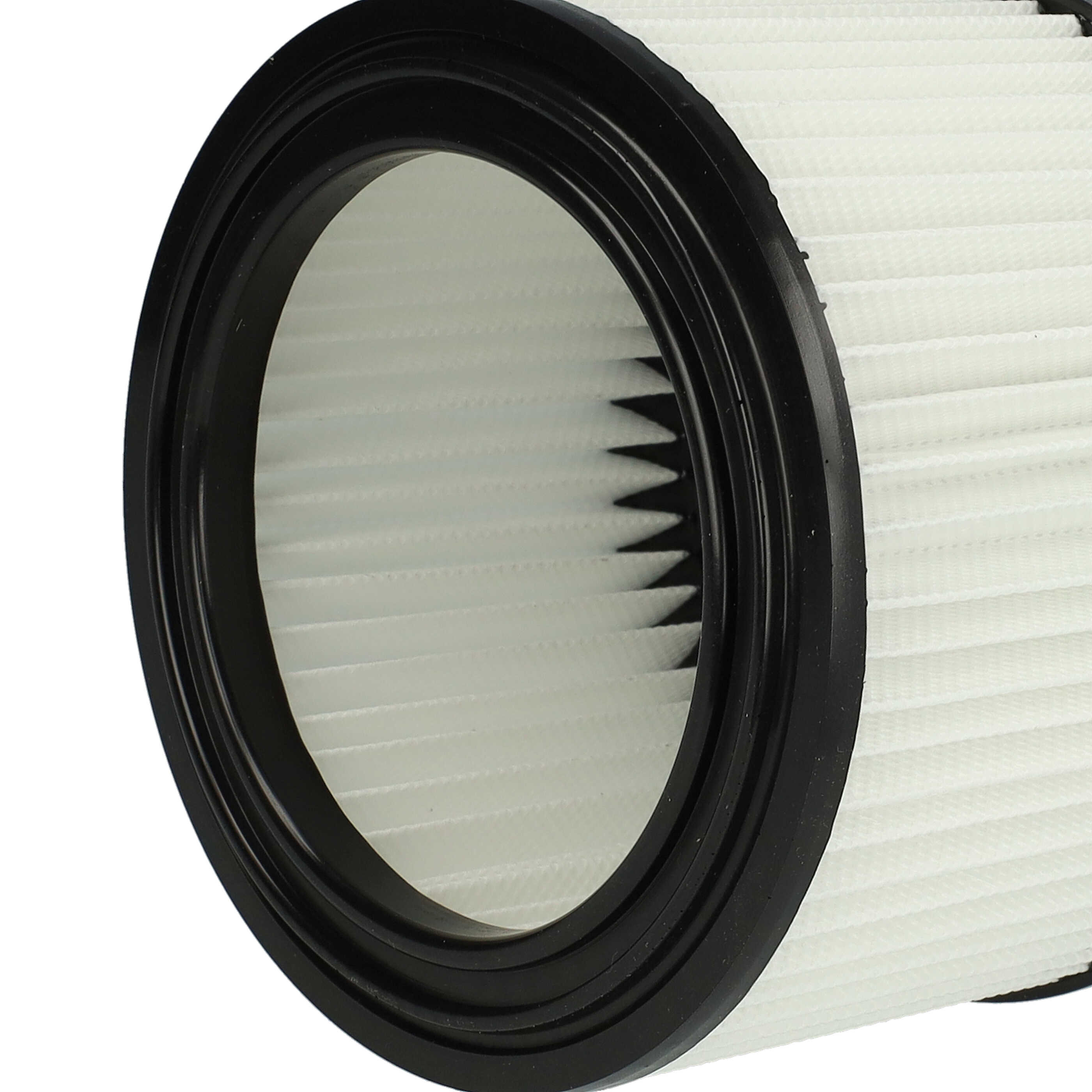 2x cartridge filter replaces Bosch 2609256F35 for Bosch Vacuum Cleaner, white