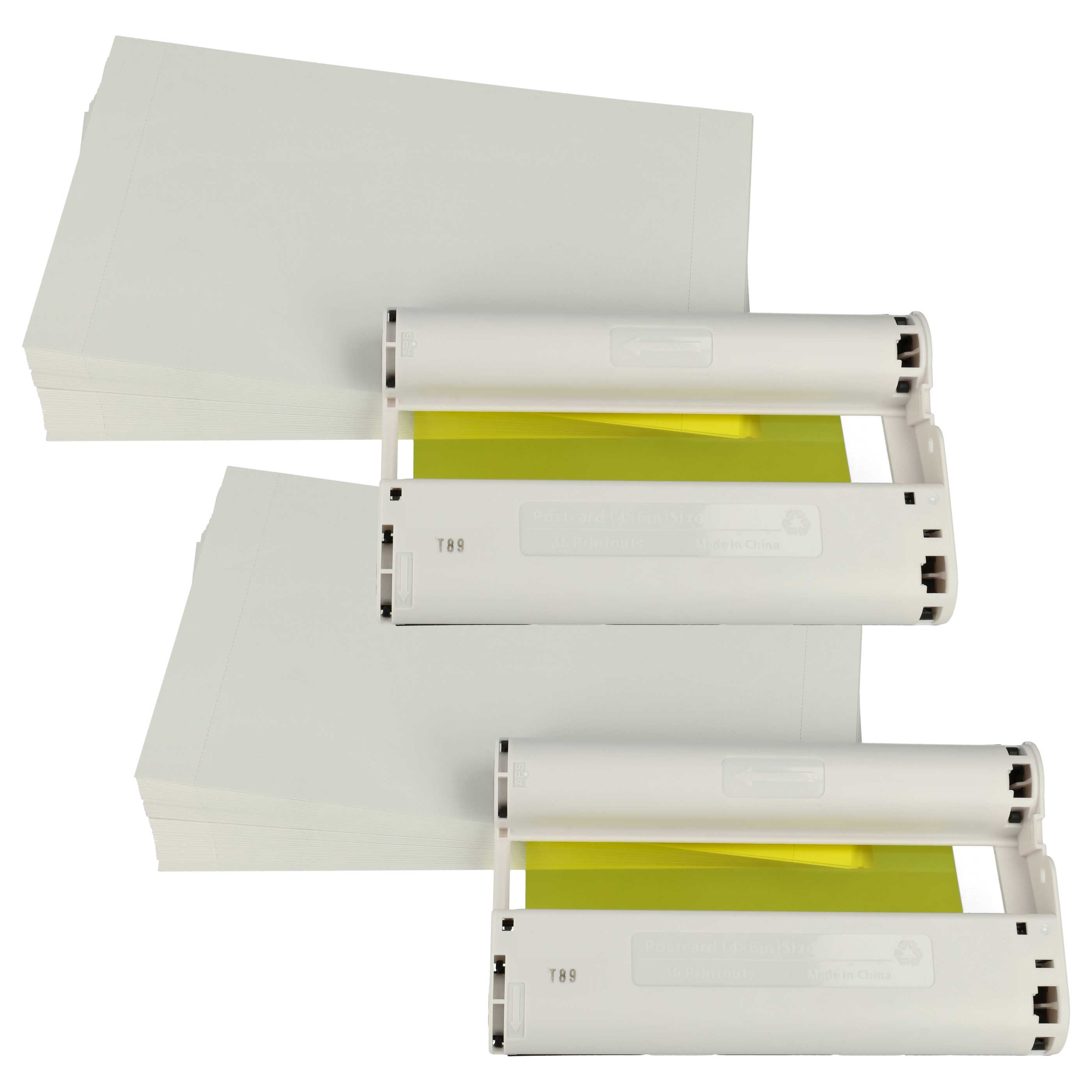 2x Cartridge replaces Canon 7737A001, KP-36IN for Canon Photo Printer - C/M/Y + 36x Photo Paper Sheet