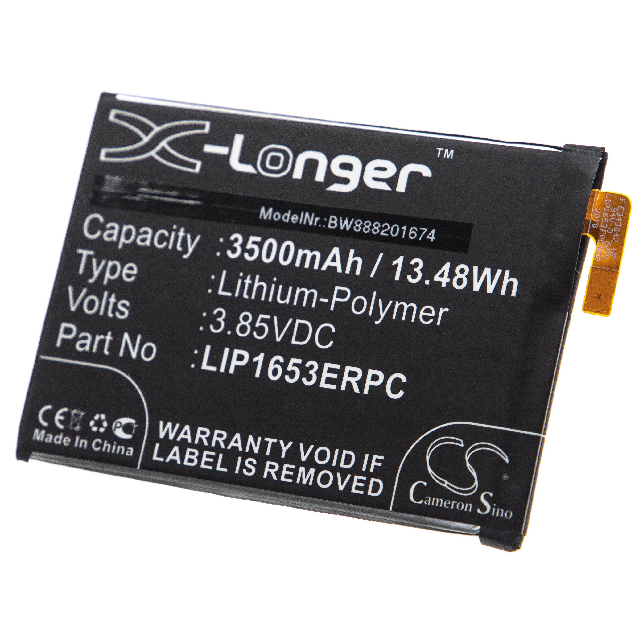 Mobile Phone Battery Replacement for Sony LIP1653ERPC, 308-3586 - 3500mAh 3.85V Li-polymer