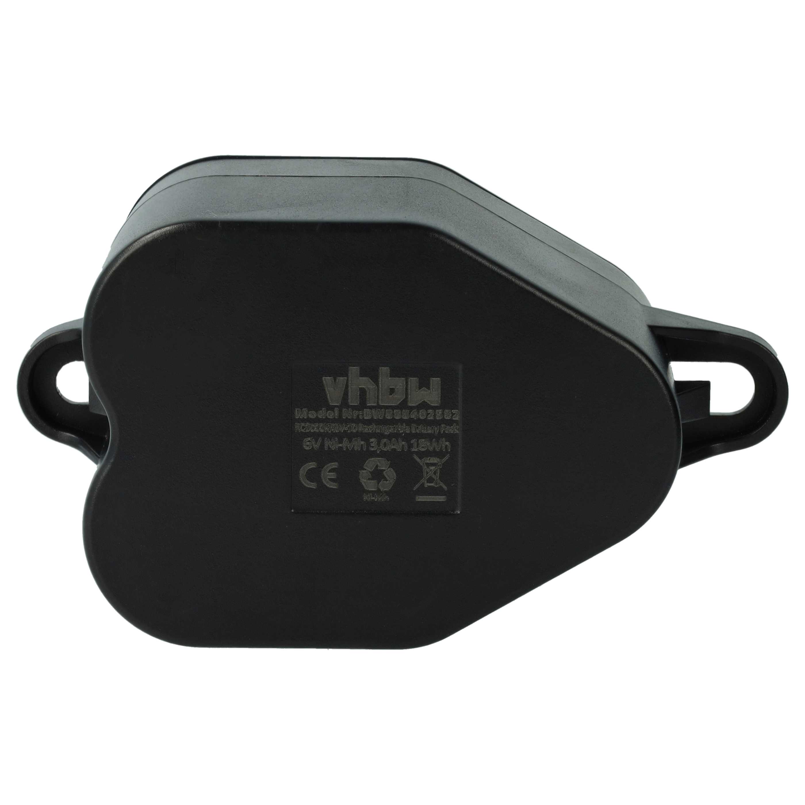 Battery replaces 2.891-029.0 for Kärcher etc. 3000mAh, 6V, NiMH