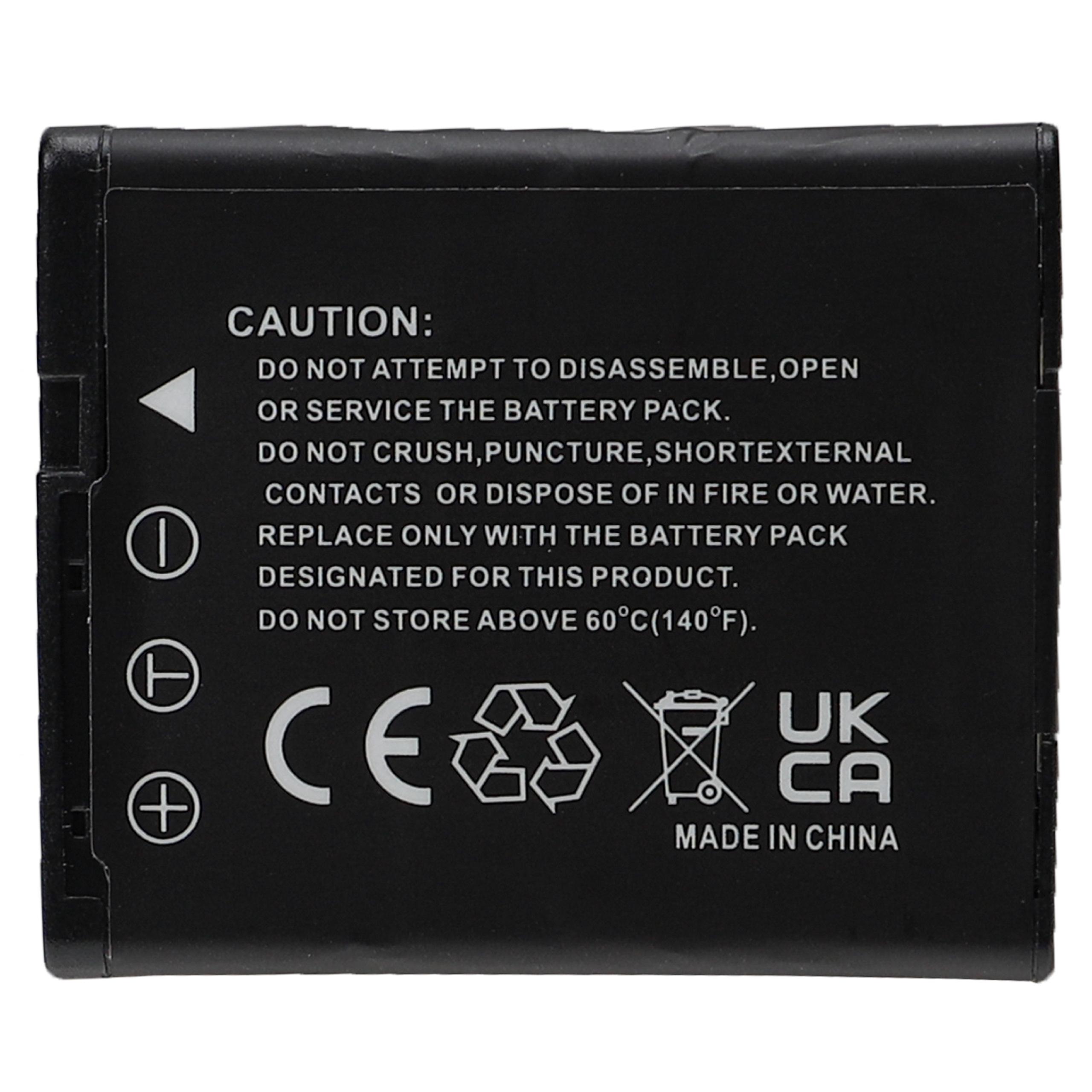 Battery Replacement for Casio NP-130, NP-130A - 1800mAh, 3.7V, Li-Ion