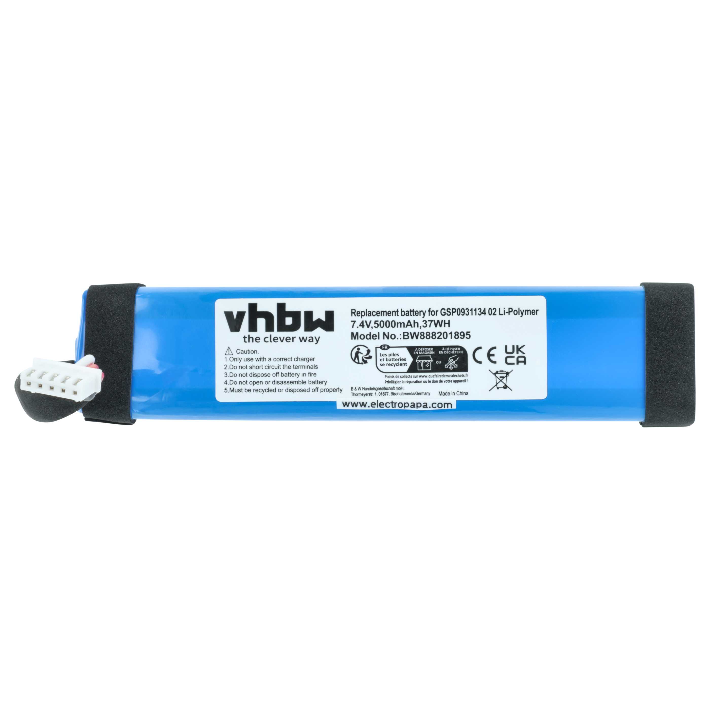 Akumulator do głośnika zamiennik JBL GSP0931134 02 - LiPo 5000mAh