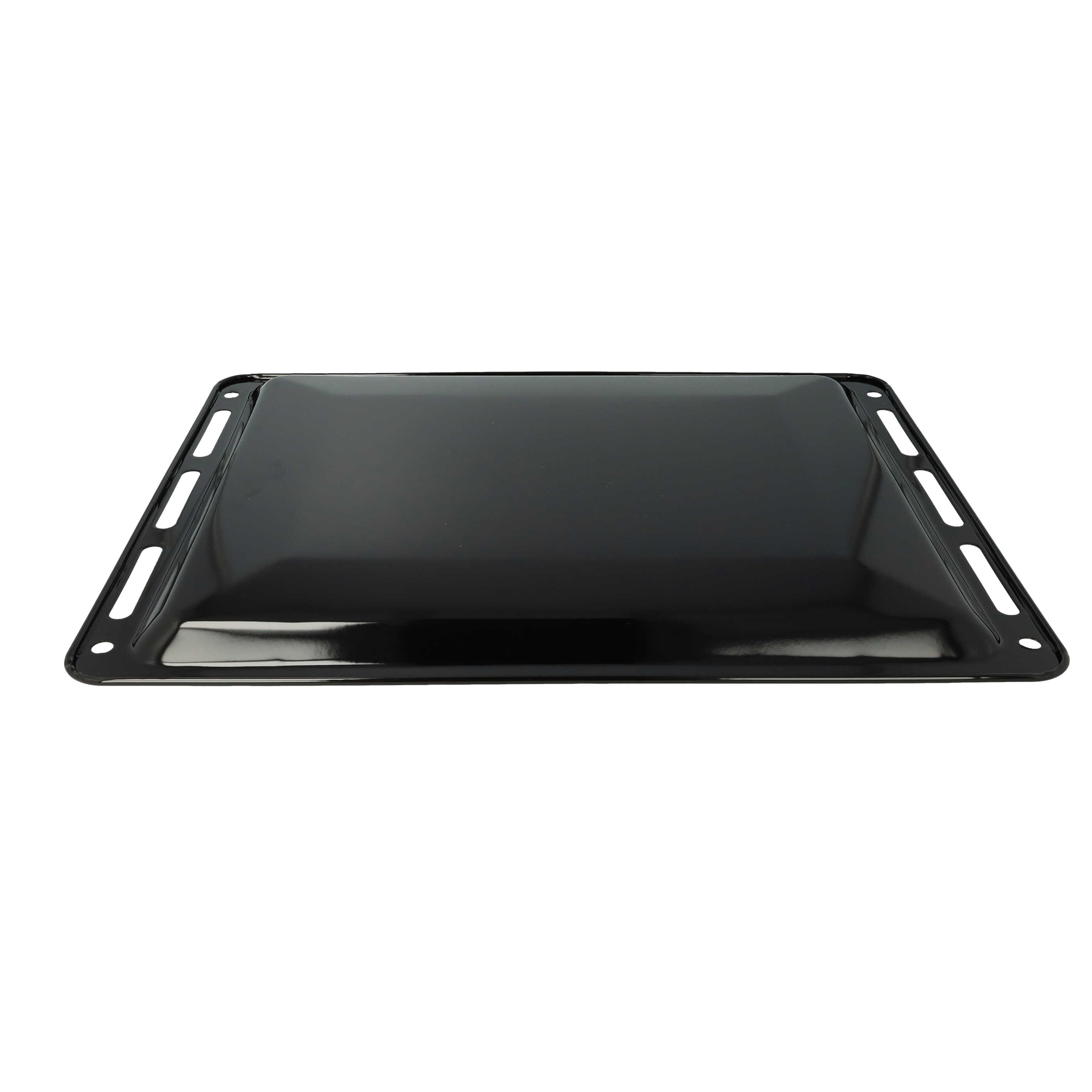 Bandeja de horno reemplaza Bosch 1101433, 11029050 - 45,5 x 36,4 x 2 cm, antiadherente, esmaltado negro