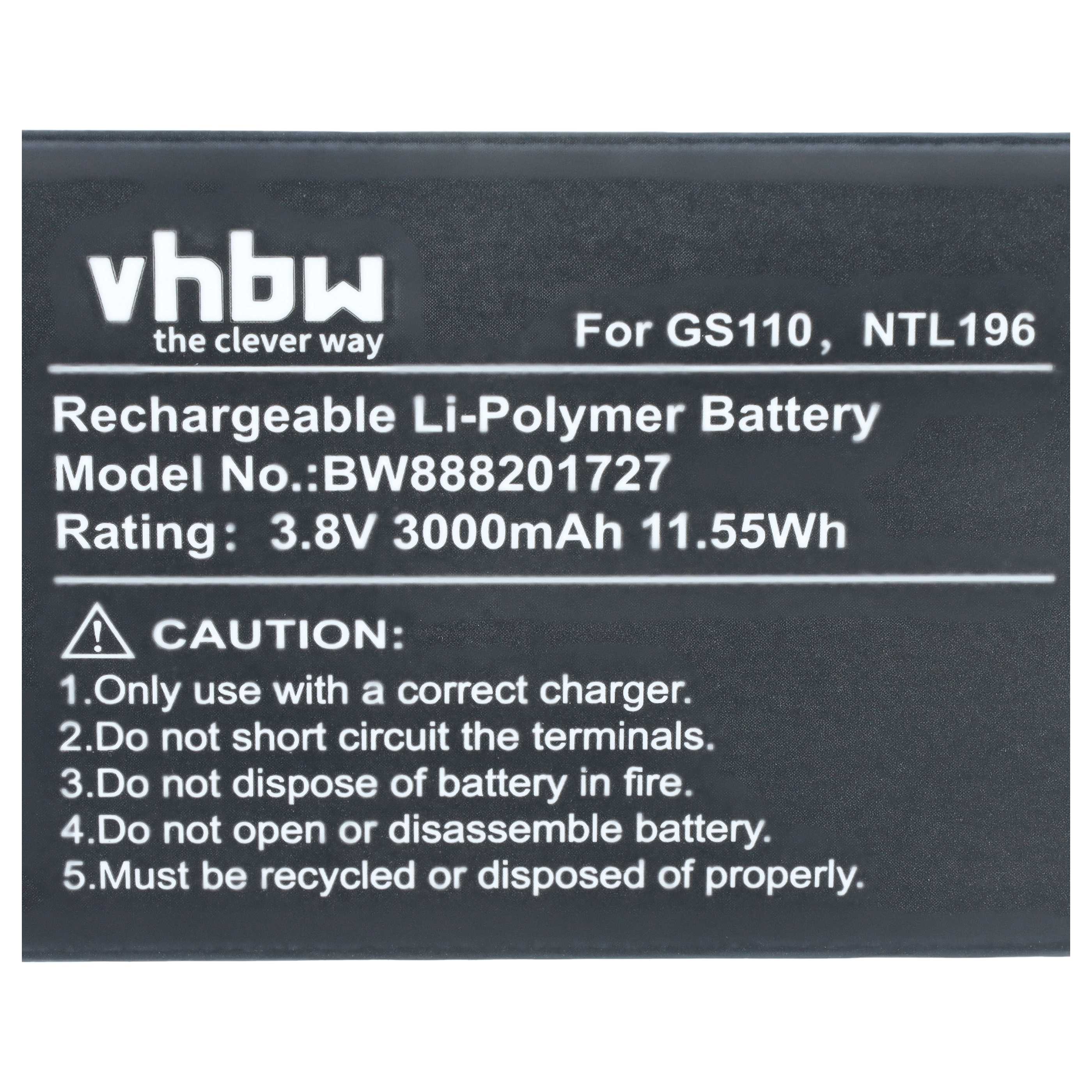 Mobile Phone Battery replaces Gigaset V30145-K1310-X471 - 3000 mAh 3.8 V Li-Ion