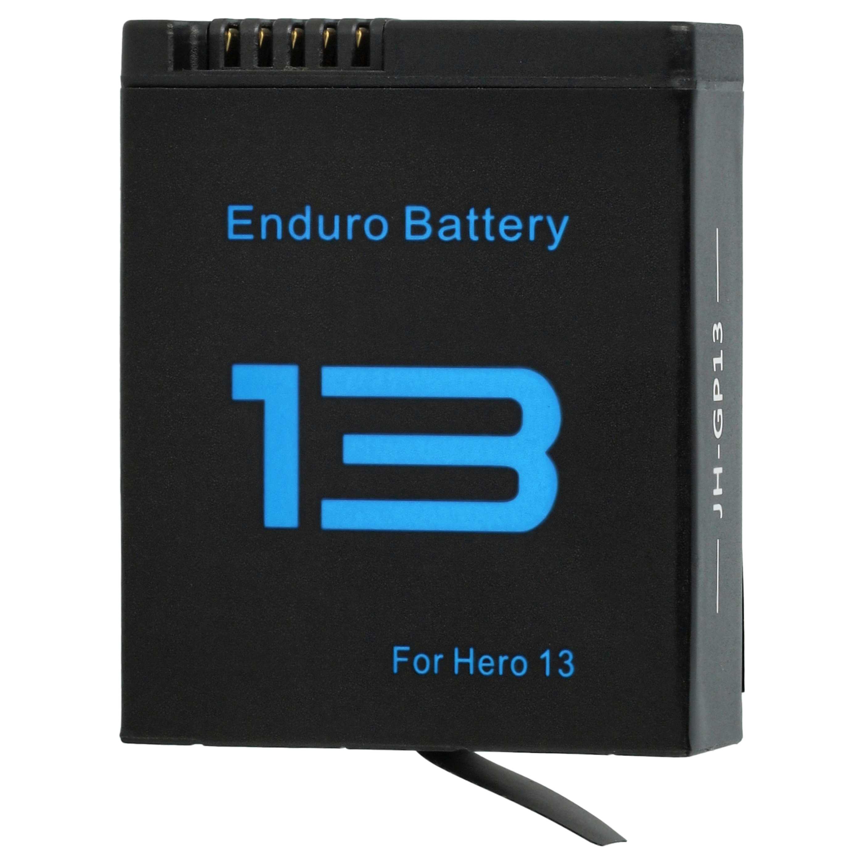 2x Battery replaces GoPro JH-GP13 - 2100mAh, 3.89V, Li-Ion