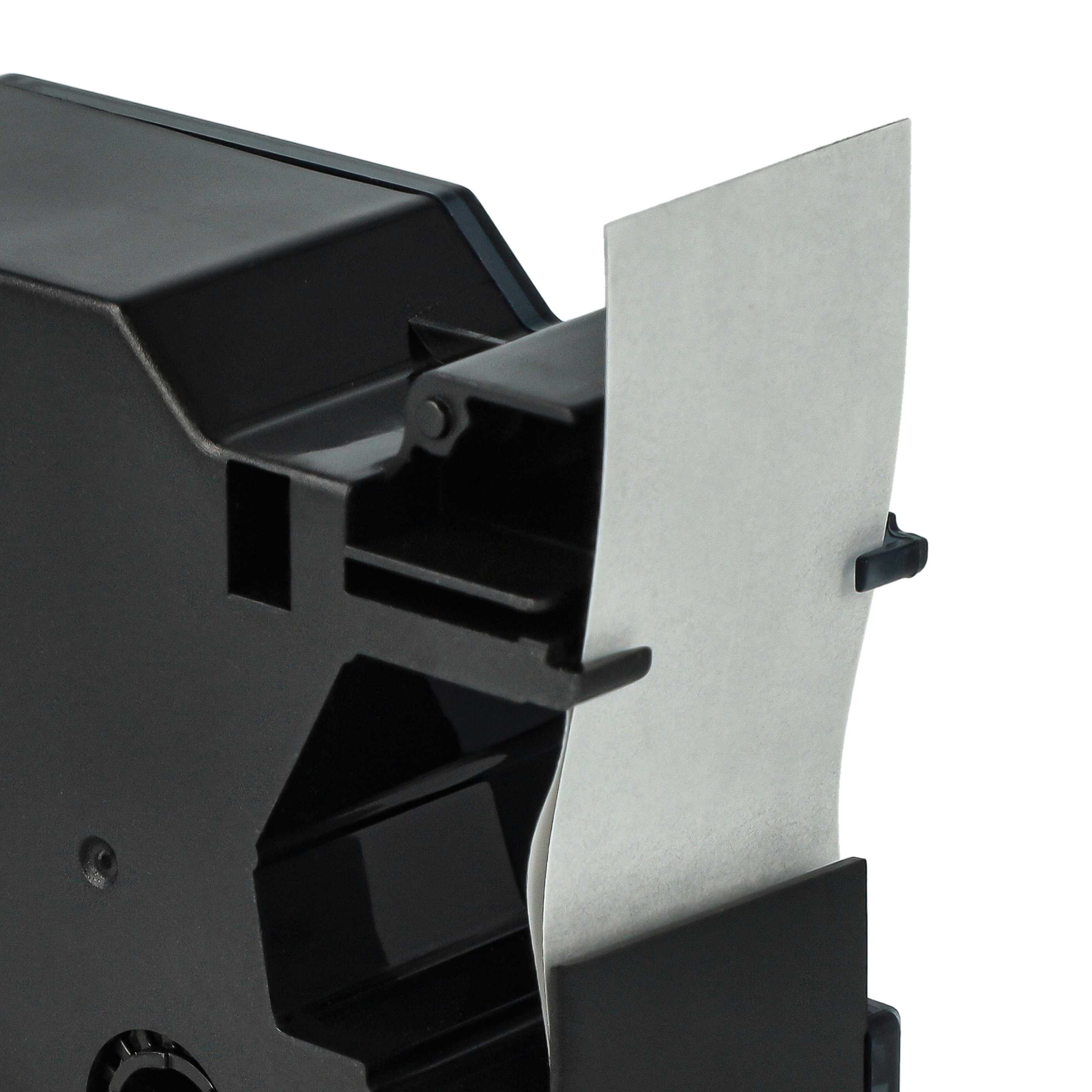 Label Tape replaces Dymo D1, 53721 - 24 mm White to Black