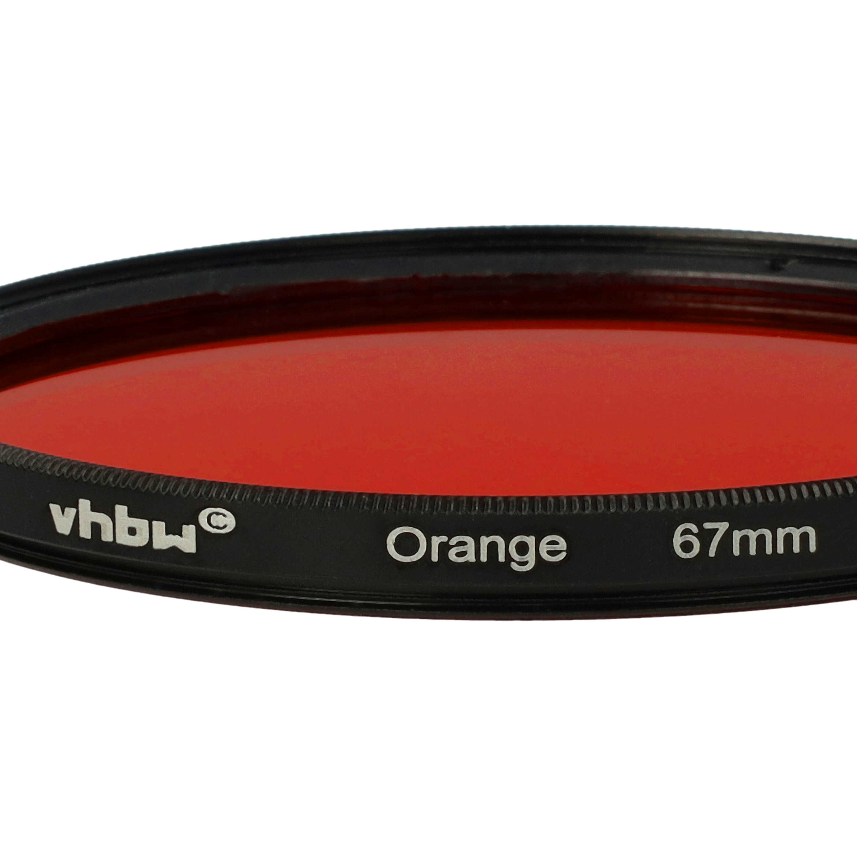 Coloured Filter, Orange suitable for Camera Lenses with 67 mm Filter Thread - Orange Filter