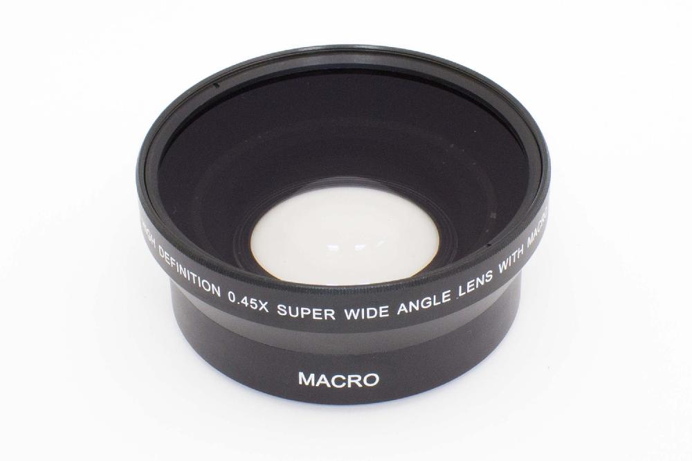Grandangolo-lente macro addizionale 0,45x per obiettivo fotocamera - filettatura da 67 mm