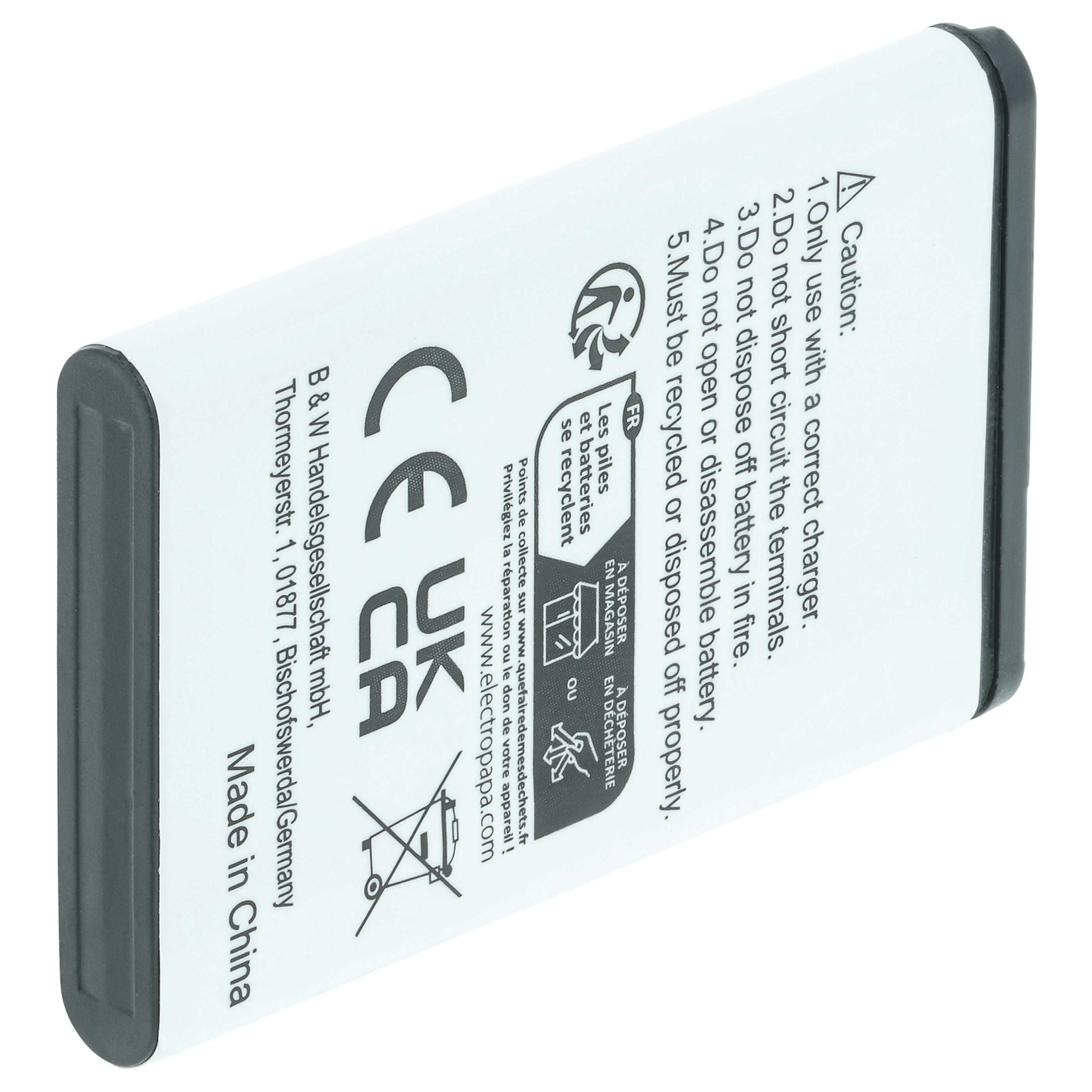 Akumulator do telefonu smartfona zamiennik Doro BP-MPB16, DR11-2009, HARE, DR6-2009 - 1200 mAh 3,7 V Li-Ion