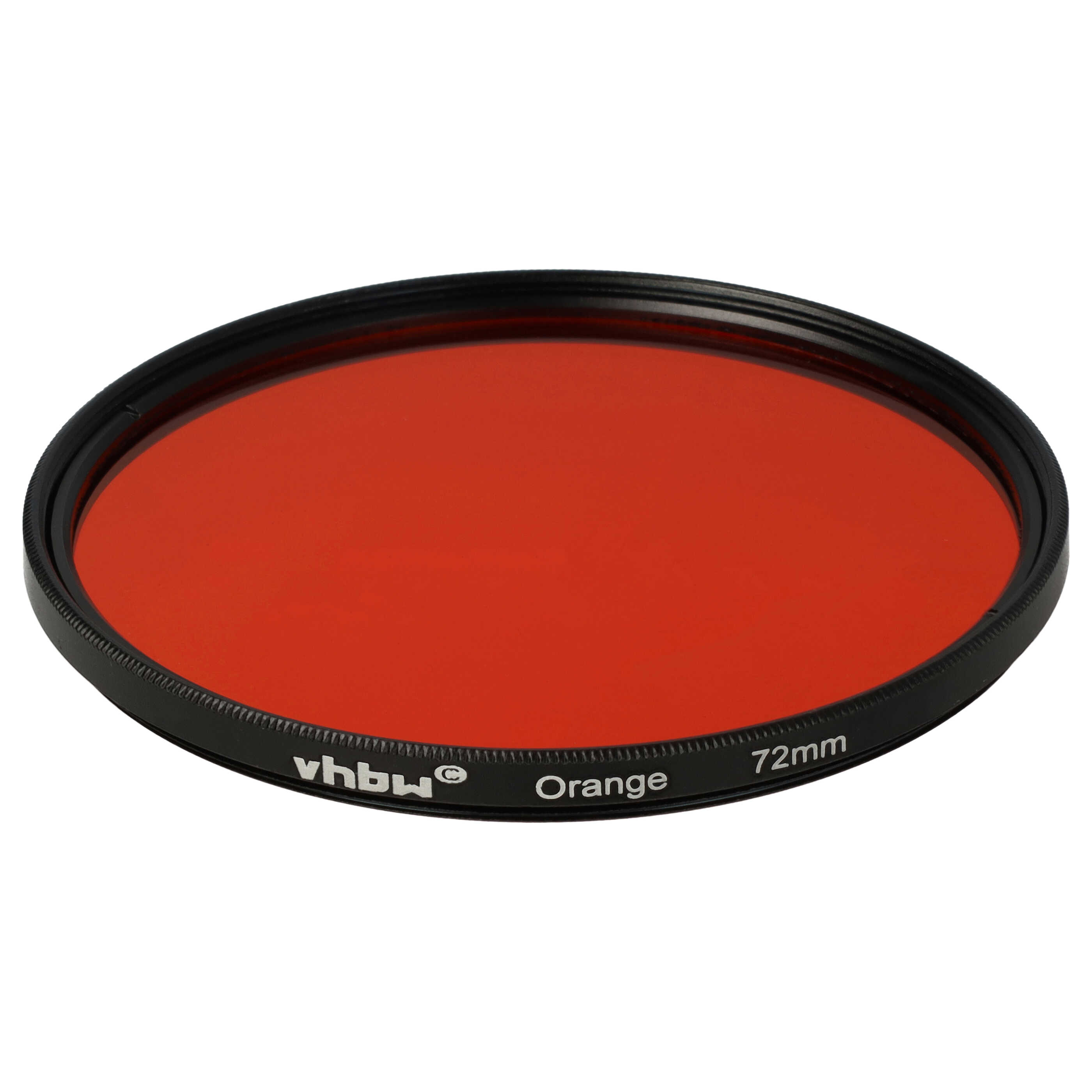 Filtre de couleur orange pour objectifs d'appareils photo de 72 mm - Filtre orange