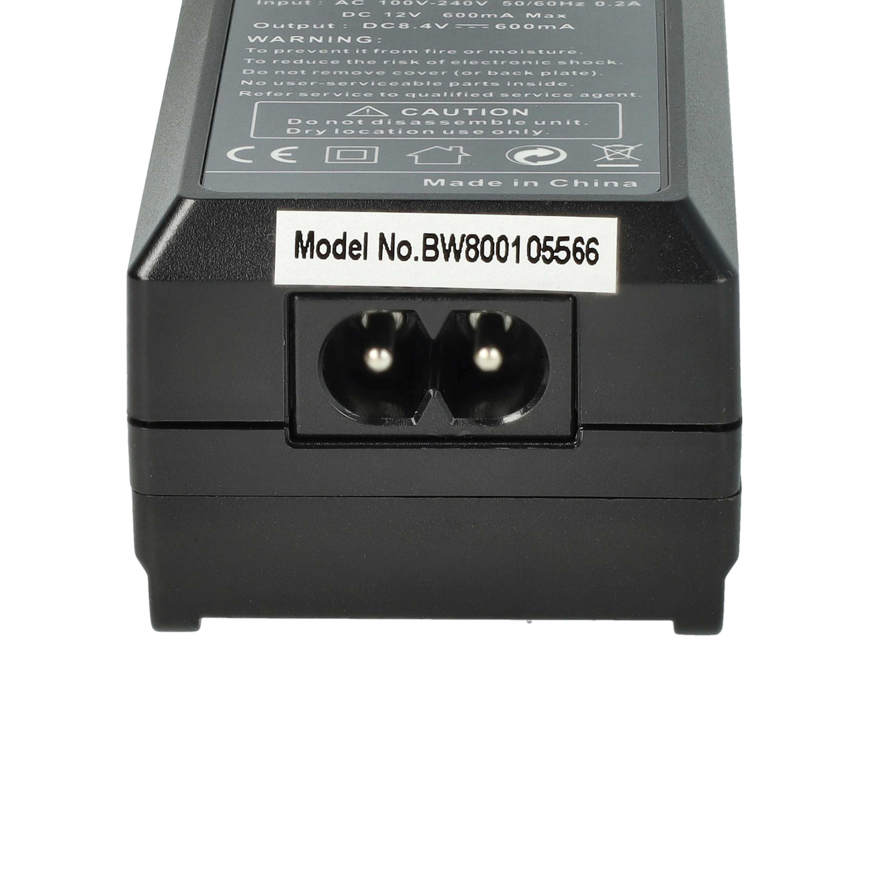 Battery Charger suitable for Lumix DMC-LX15 Camera etc. - 0.6 A, 8.4 V