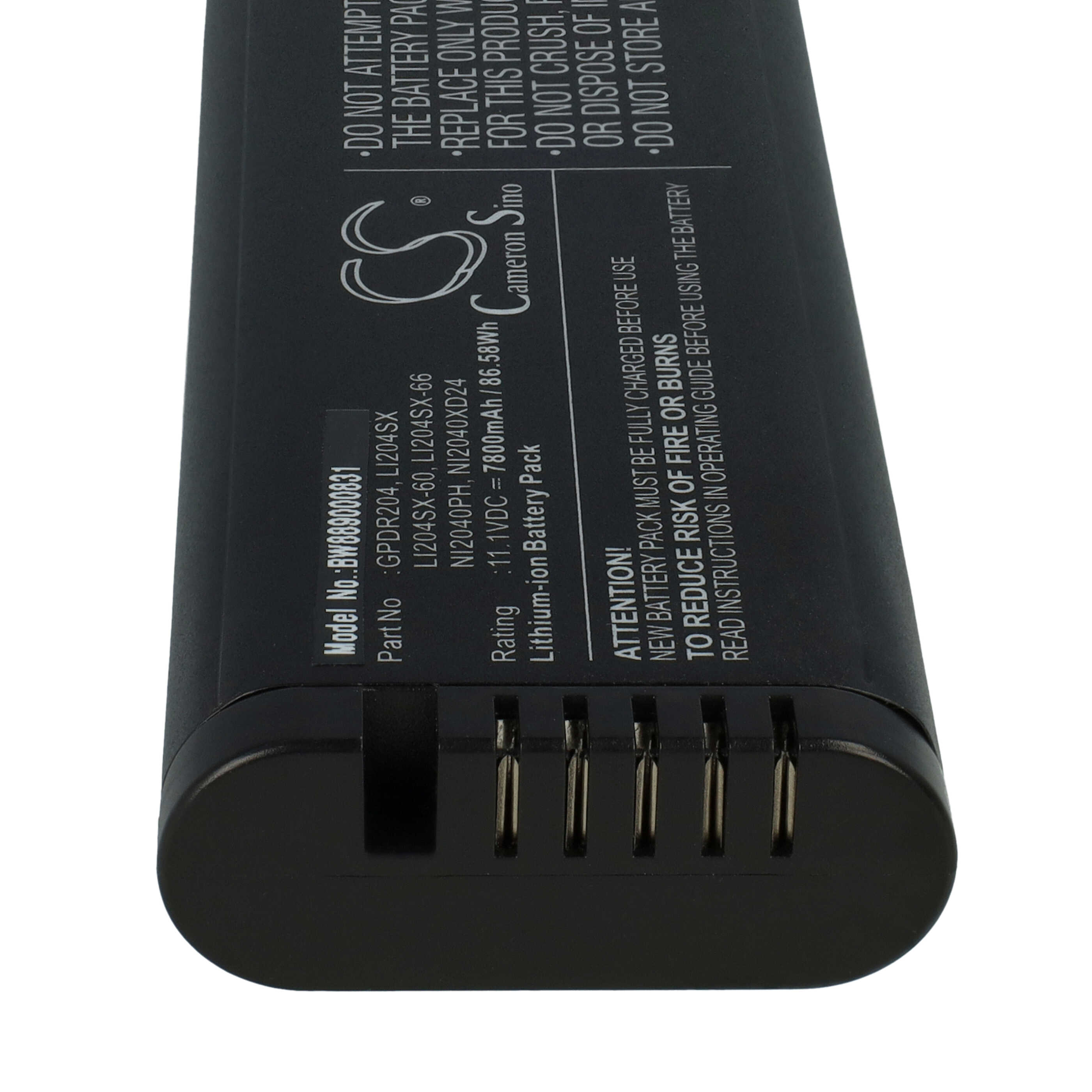 Akumulator do przyrządu pomiarowego zamiennik Anritsu 1420-0868, 633-44, 633-75 - 7800 mAh 11,1 V Li-Ion