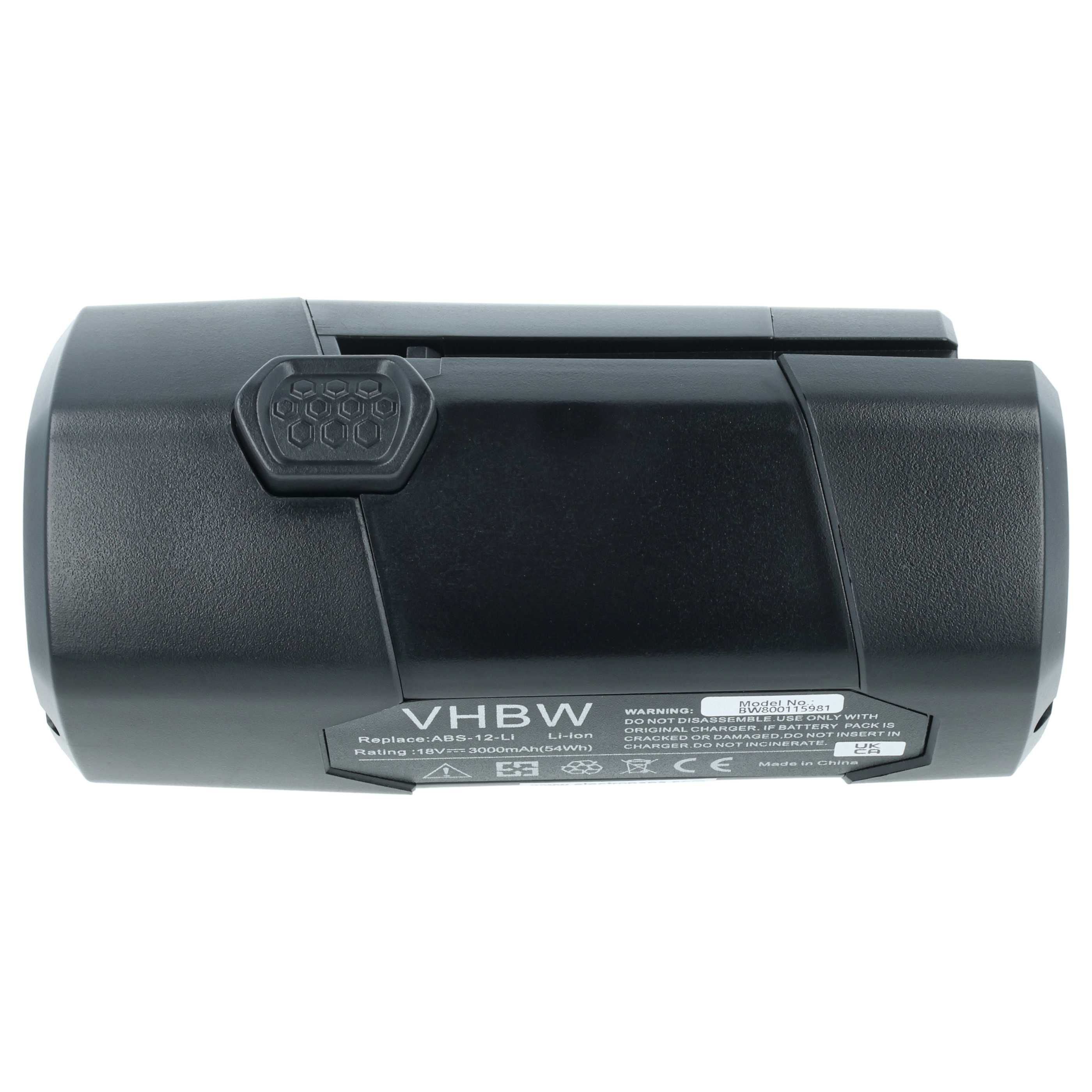 Battery replaces Lux A-KS-18Li/25 Electric Power Tool - 3000 mAh, 18 V, Li-Ion