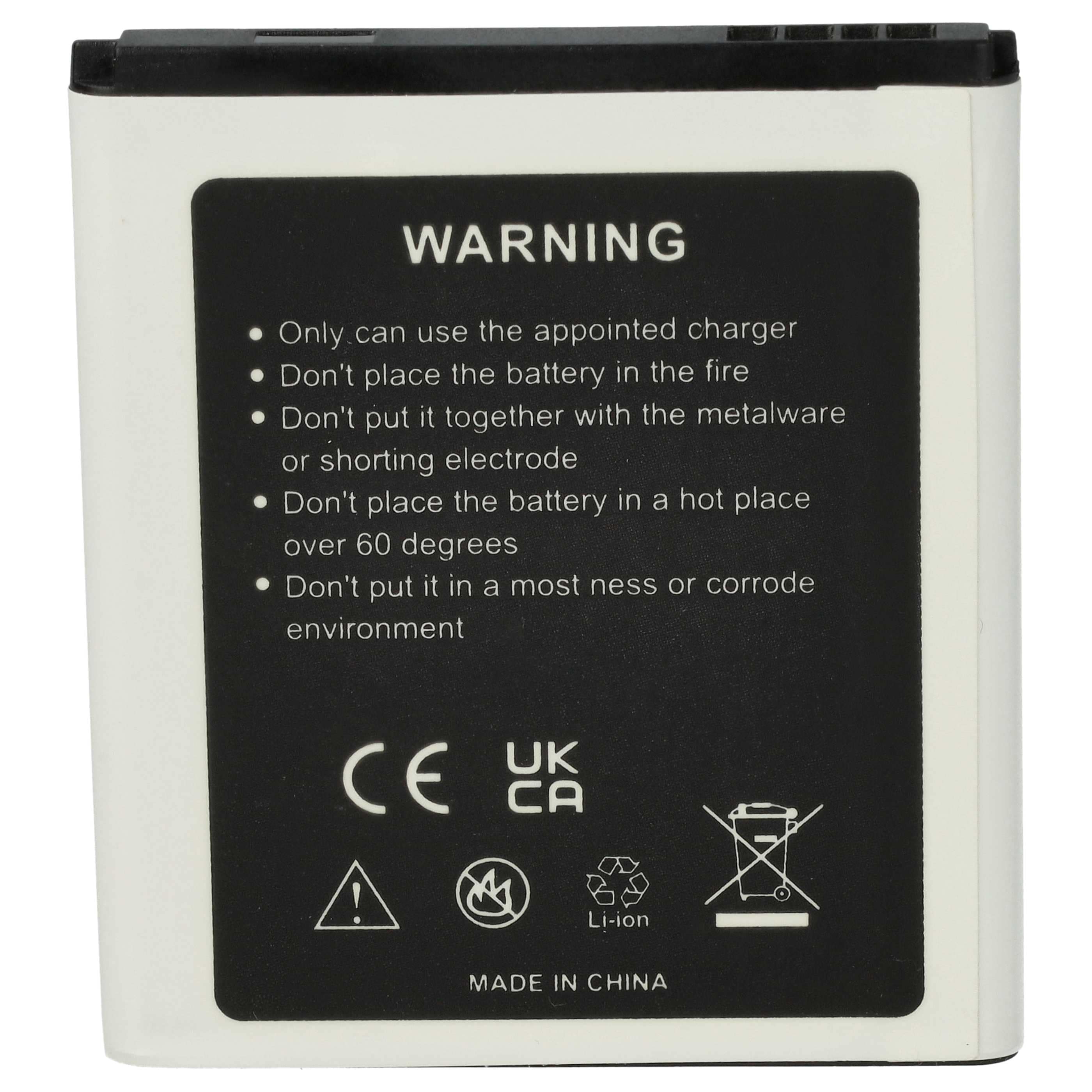 Akku als Ersatz für Alcatel BY80, TLiB32E, CAB32E0002C1, CAB32E0000C1, CAB32E0000C2 - 1700mAh 3,7V Li-Ion