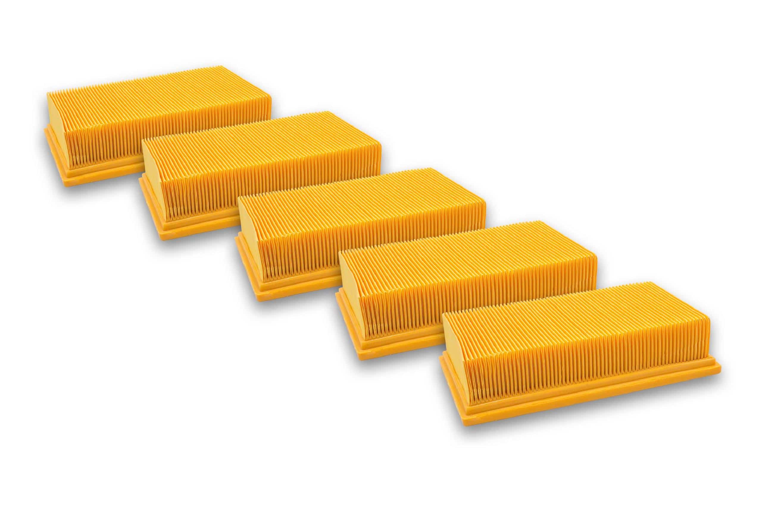 5x flat pleated filter replaces Dewalt D279015 for BoschVacuum Cleaner