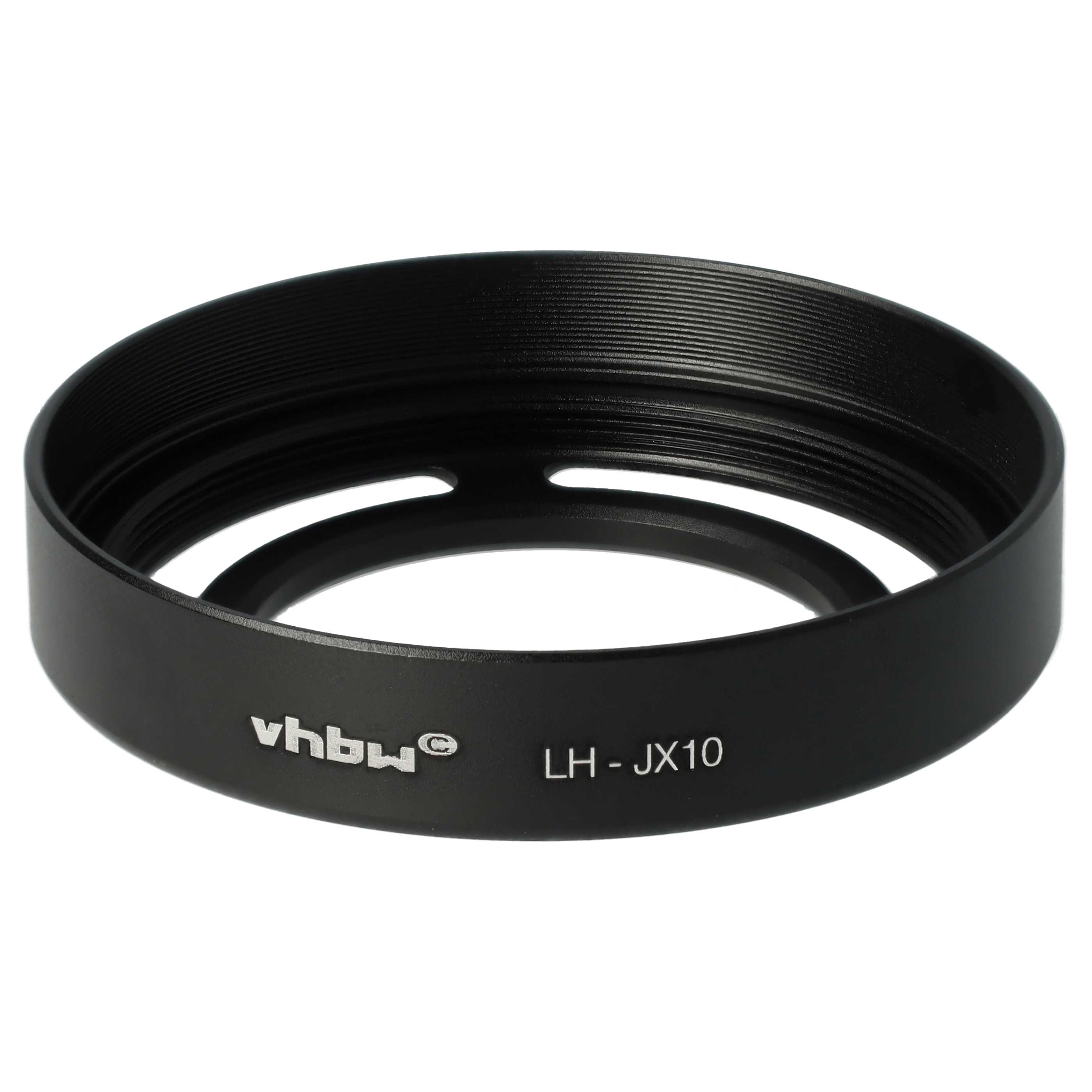 Lens Hood replaces Fuji Fujifilm LH-X10 for Fujifilm Lens with 52 mm Diameter, metal, black
