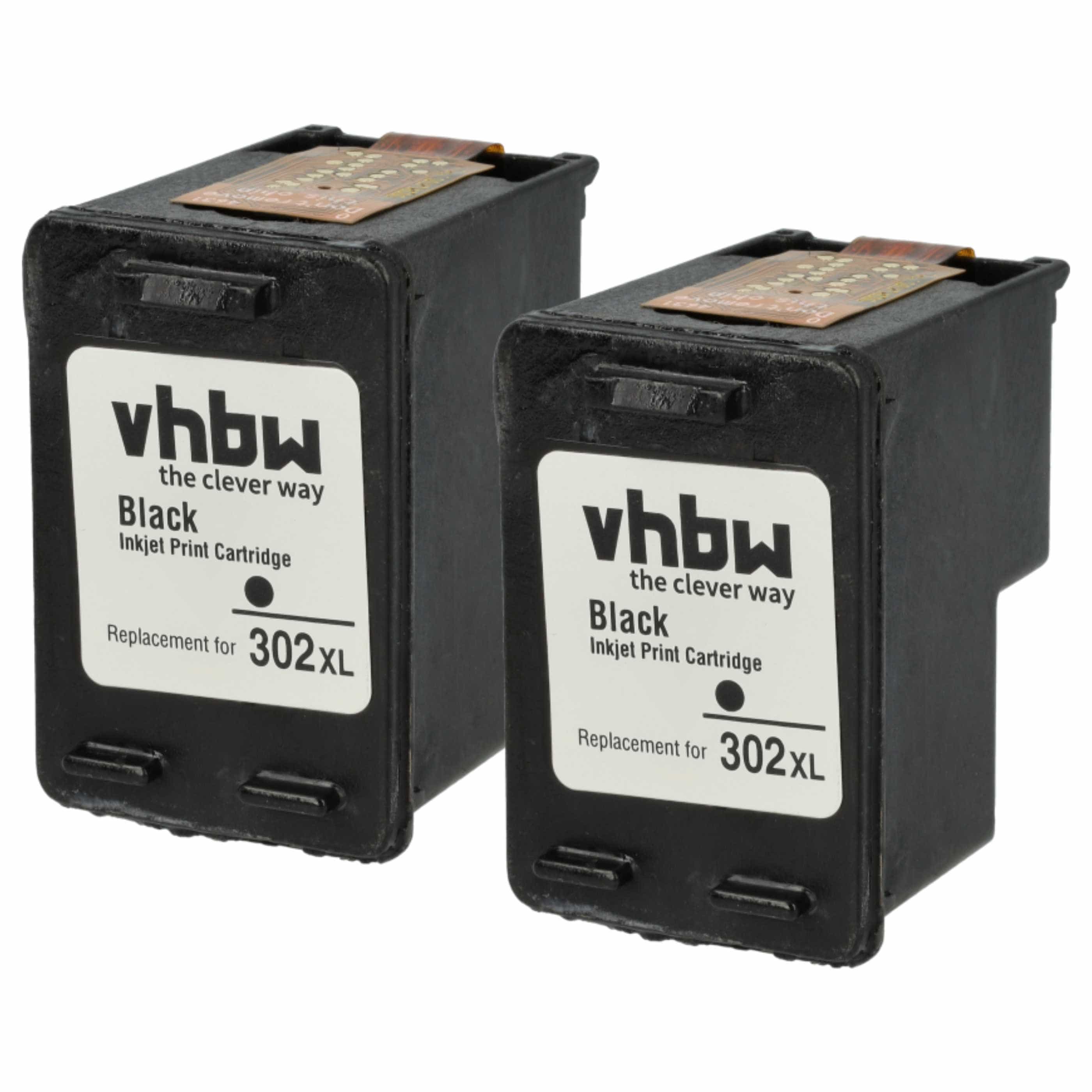 2x Ink Cartridges for HP Envy 1110 Printer - black
