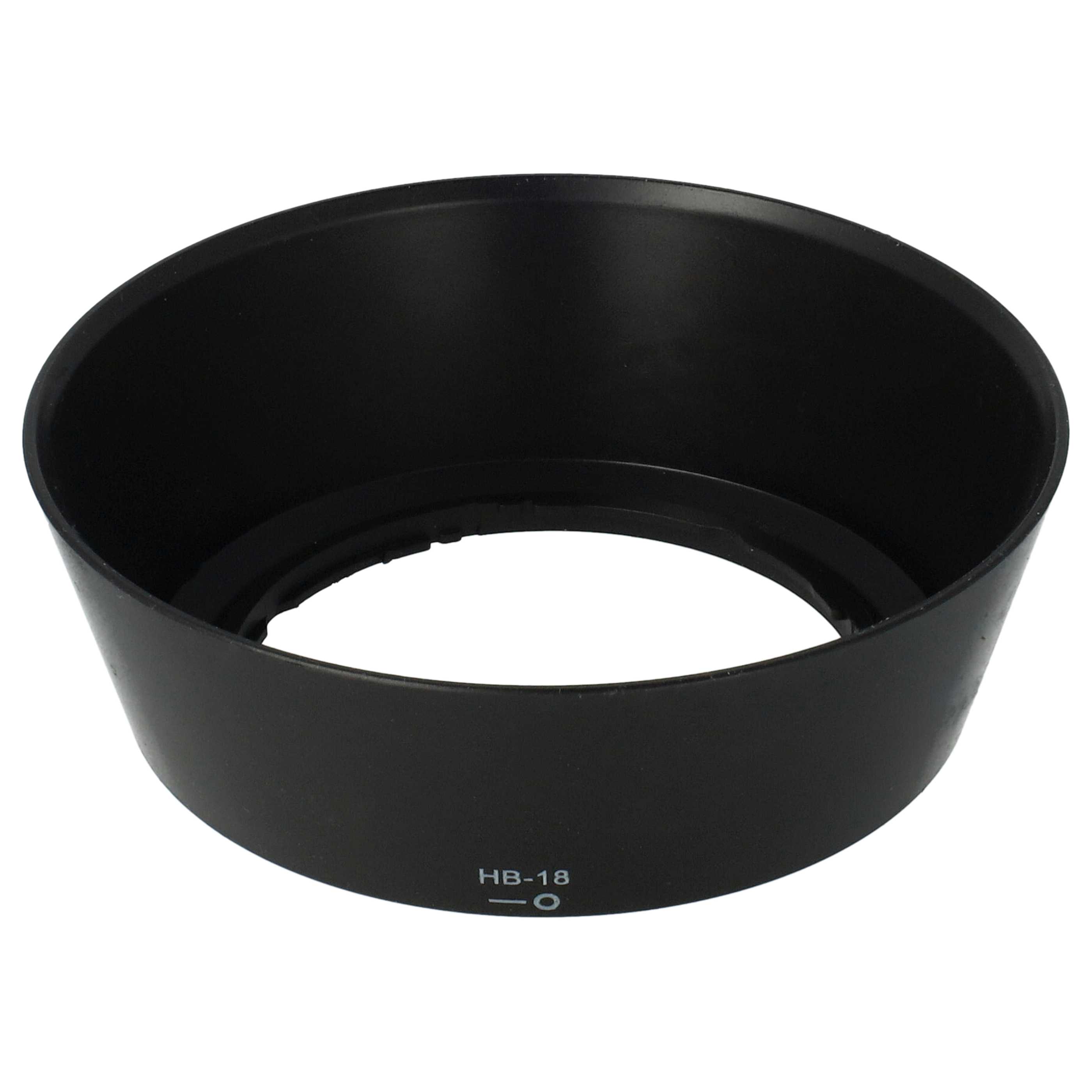 Paraluce compatibile con obiettivo con diametro di 62 mm sostituisce Nikon diaframma HB-18