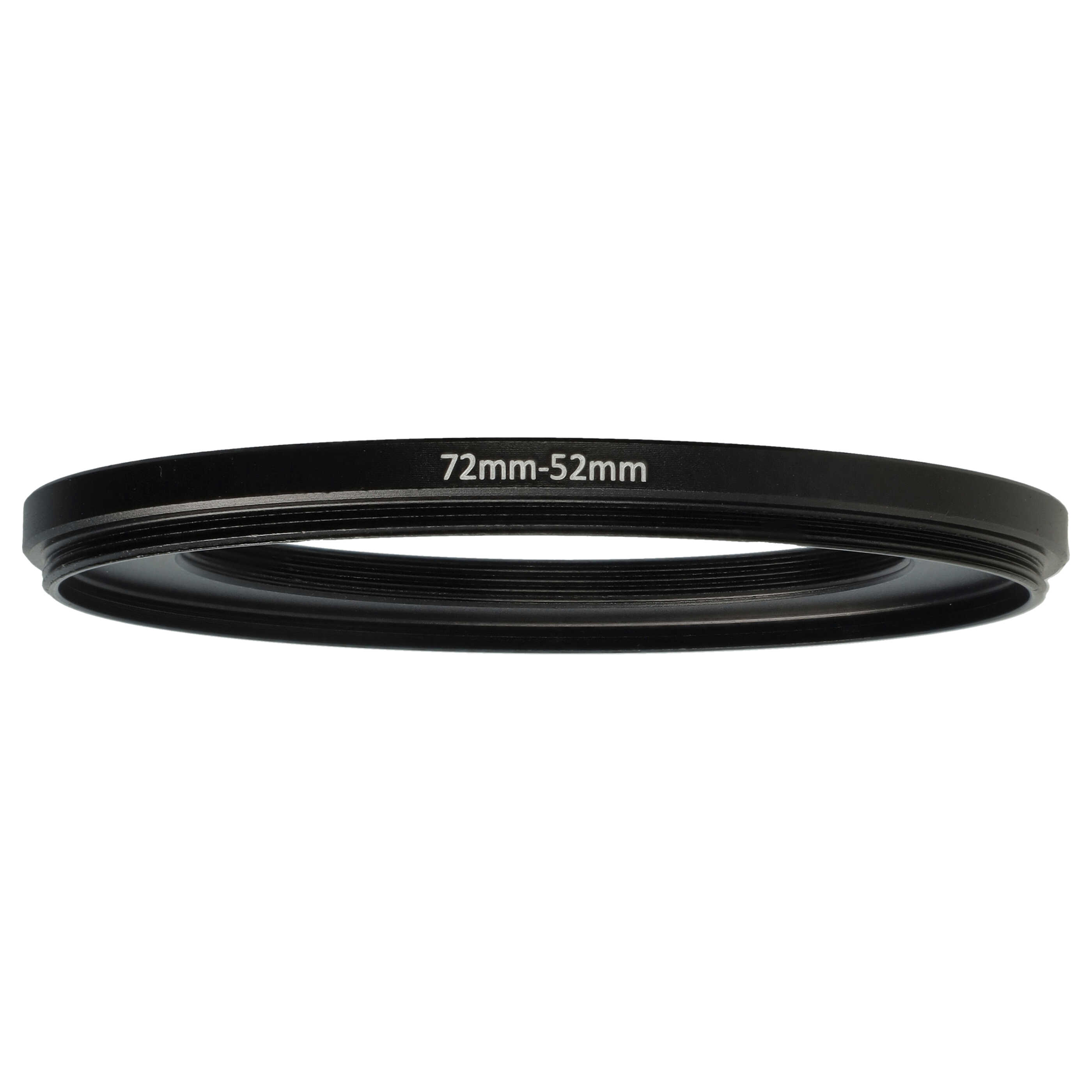 Step-Down Ring Adapter from 72 mm to 52 mm for various Camera Lenses
